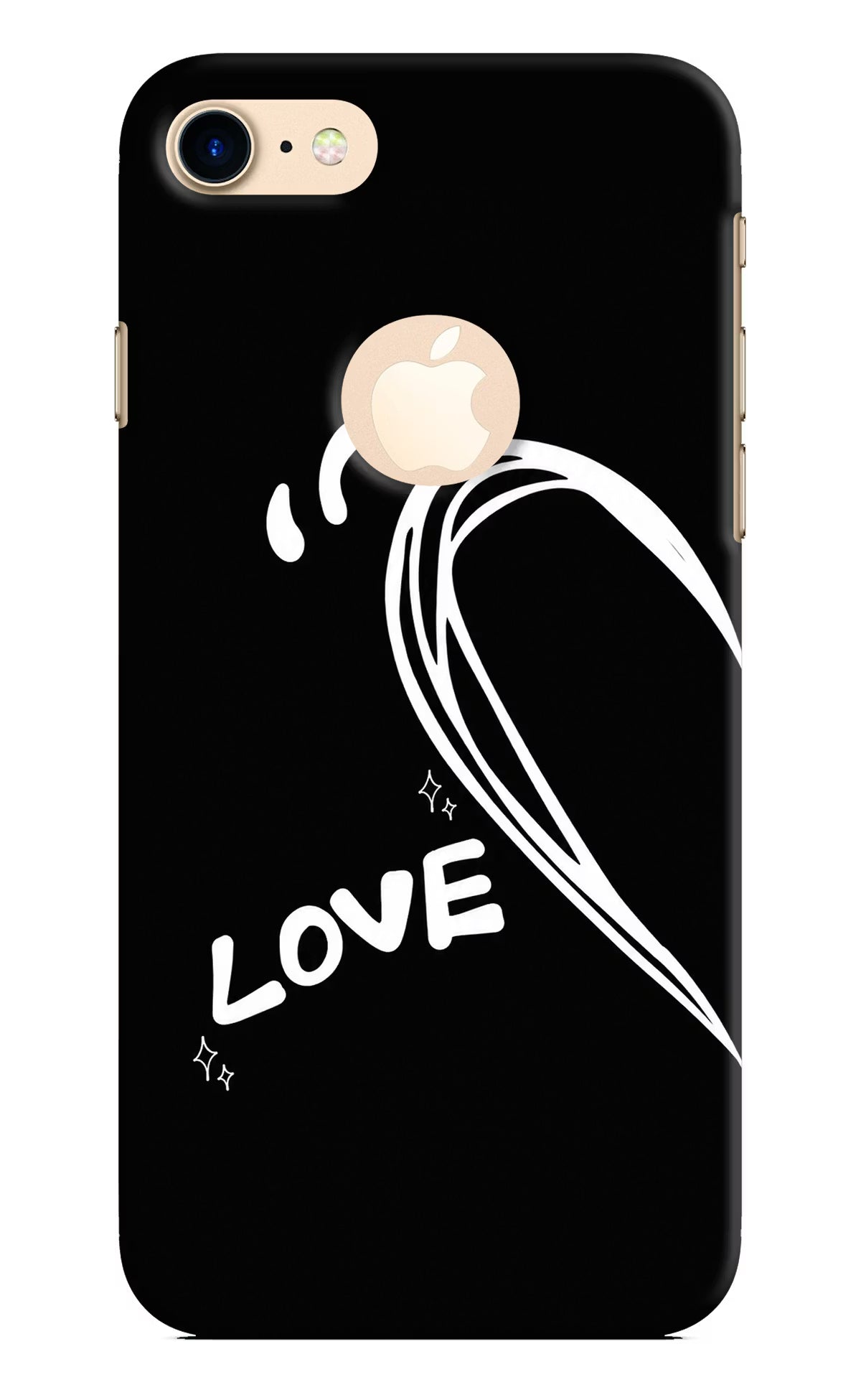 Love Line iPhone 8 Logocut Back Cover - Love Line iPhone 8 Logocut Back Cover Love Line iPhone 8 Logocut Back Cover