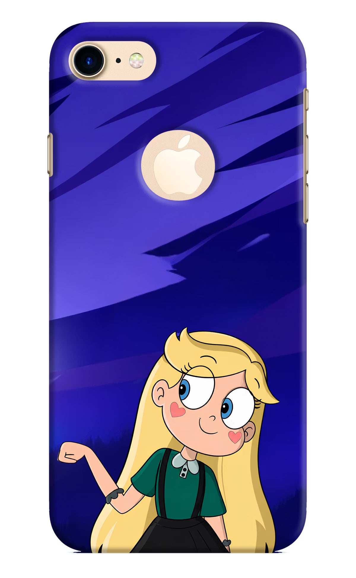 Star Glow iPhone 8 Logocut Back Cover - Star Glow iPhone 8 Logocut Back Cover Star Glow iPhone 8 Logocut Back Cover
