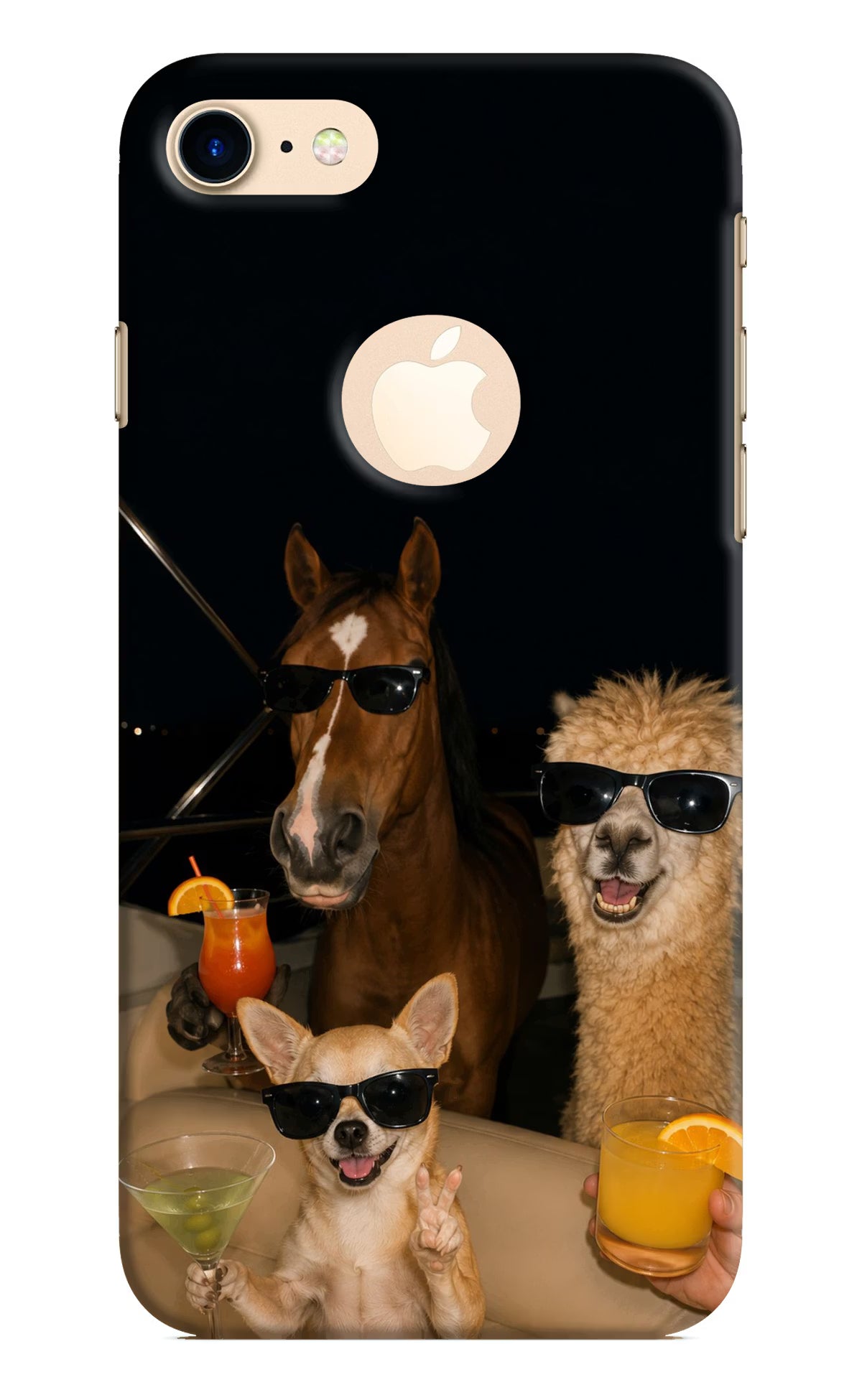 Party Squad iPhone 8 Logocut Back Cover - Party Squad iPhone 8 Logocut Back Cover Party Squad iPhone 8 Logocut Back Cover
