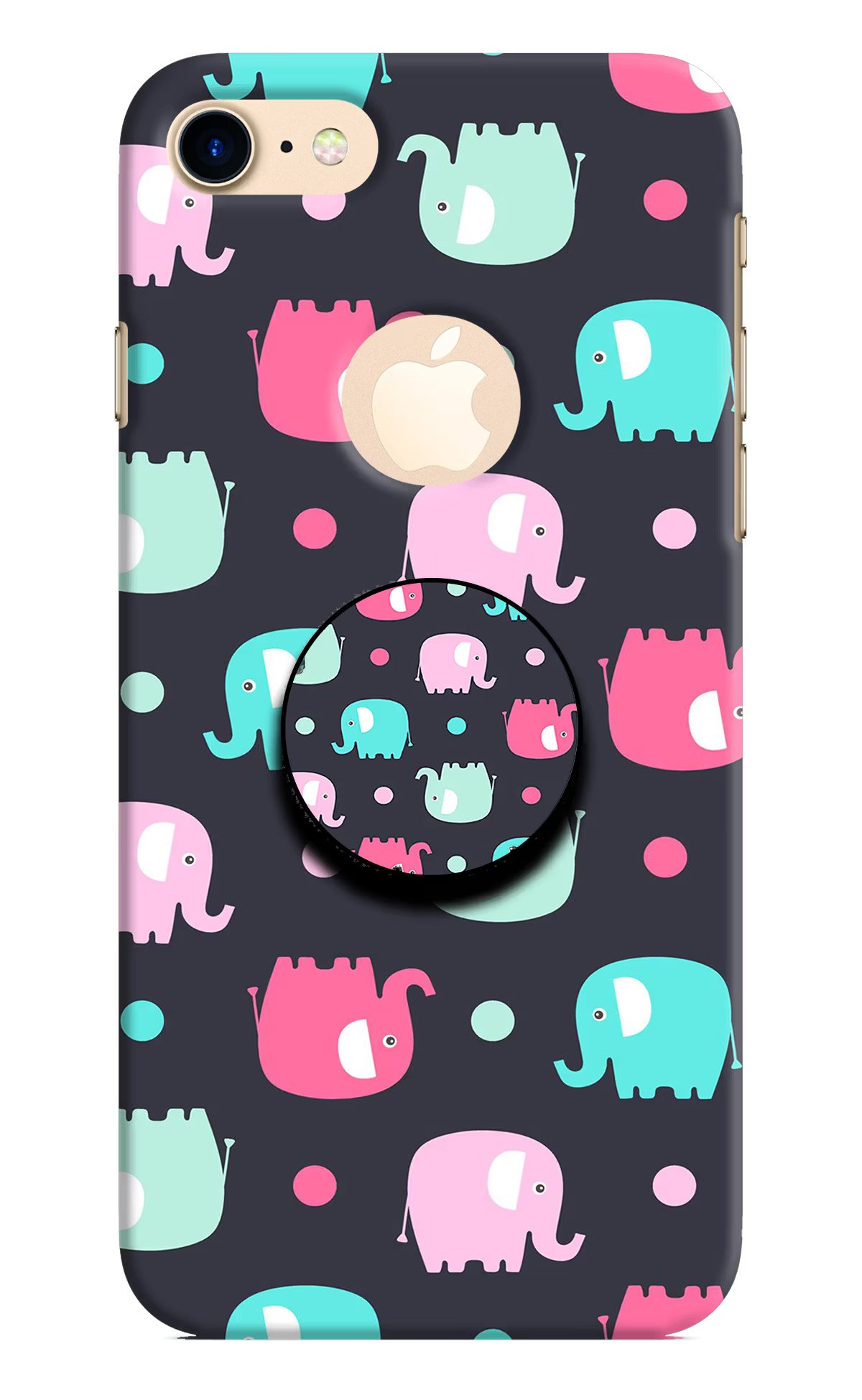 Baby Elephants iPhone 8 Logocut Pop Case - Baby Elephants iPhone 8 Logocut Pop Case by Casekaro Baby Elephants iPhone 8 Logocut Pop Case by Casekaro