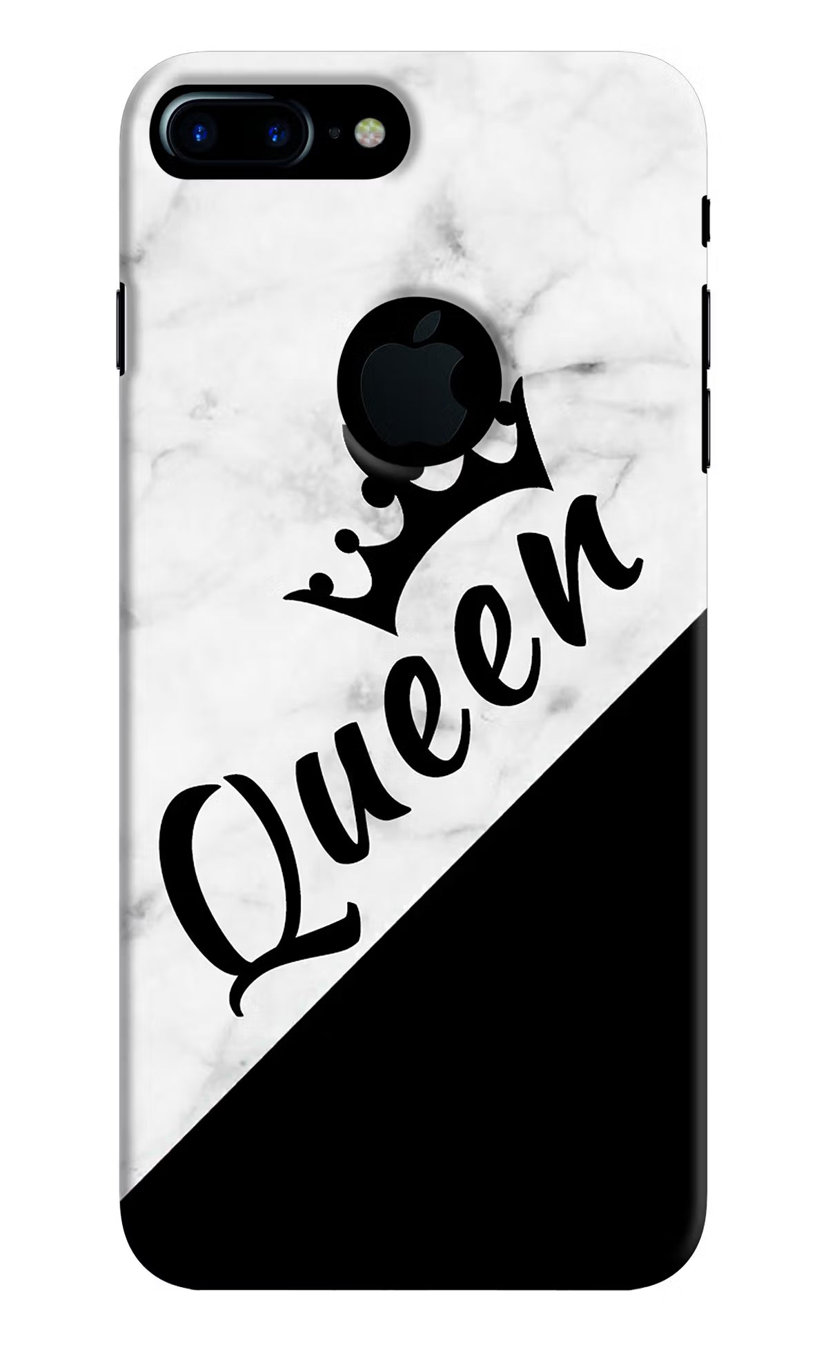 Queen iPhone 7 Plus Logocut Back Cover - Queen iPhone 7 Plus Logocut Hard Case Back Cover by Casekaro Queen iPhone 7 Plus Logocut Hard Case Back Cover by Casekaro