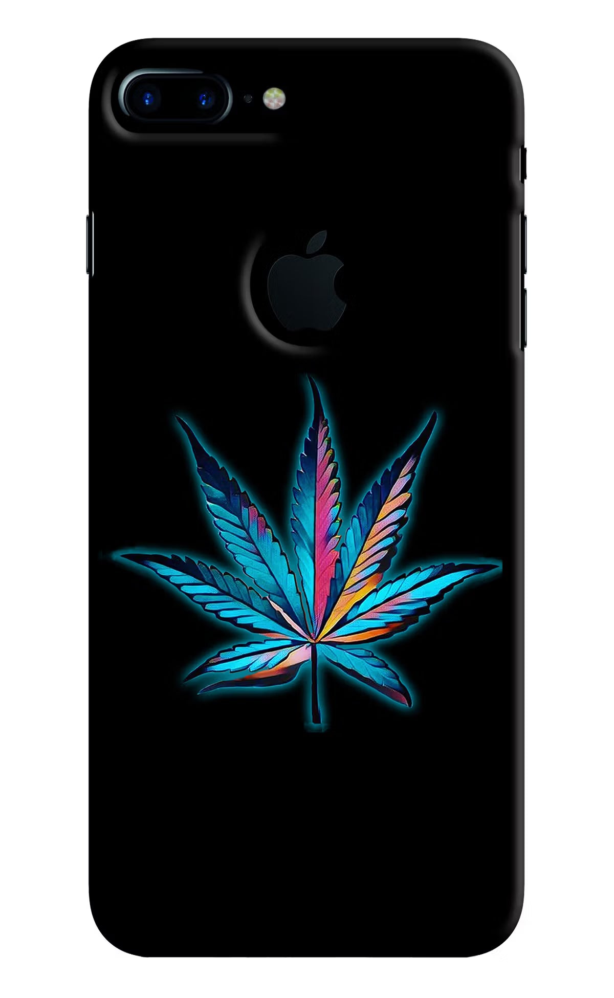 Weed iPhone 7 Plus Logocut Back Cover - Weed iPhone 7 Plus Logocut Hard Case Back Cover by Casekaro Weed iPhone 7 Plus Logocut Hard Case Back Cover by Casekaro