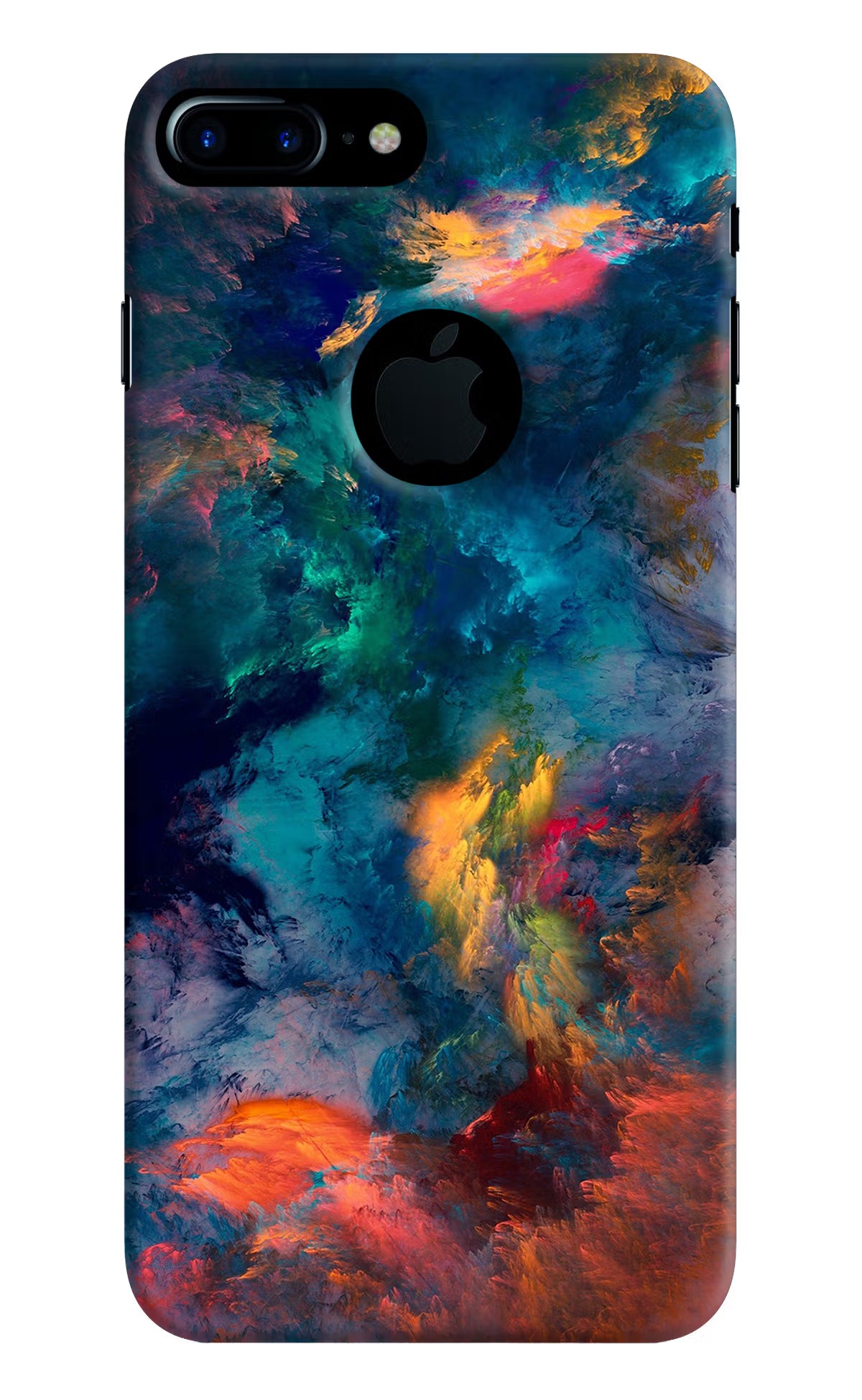 Artwork Paint iPhone 7 Plus Logocut Back Cover - Artwork Paint iPhone 7 Plus Logocut Hard Case Back Cover by Casekaro Artwork Paint iPhone 7 Plus Logocut Hard Case Back Cover by Casekaro