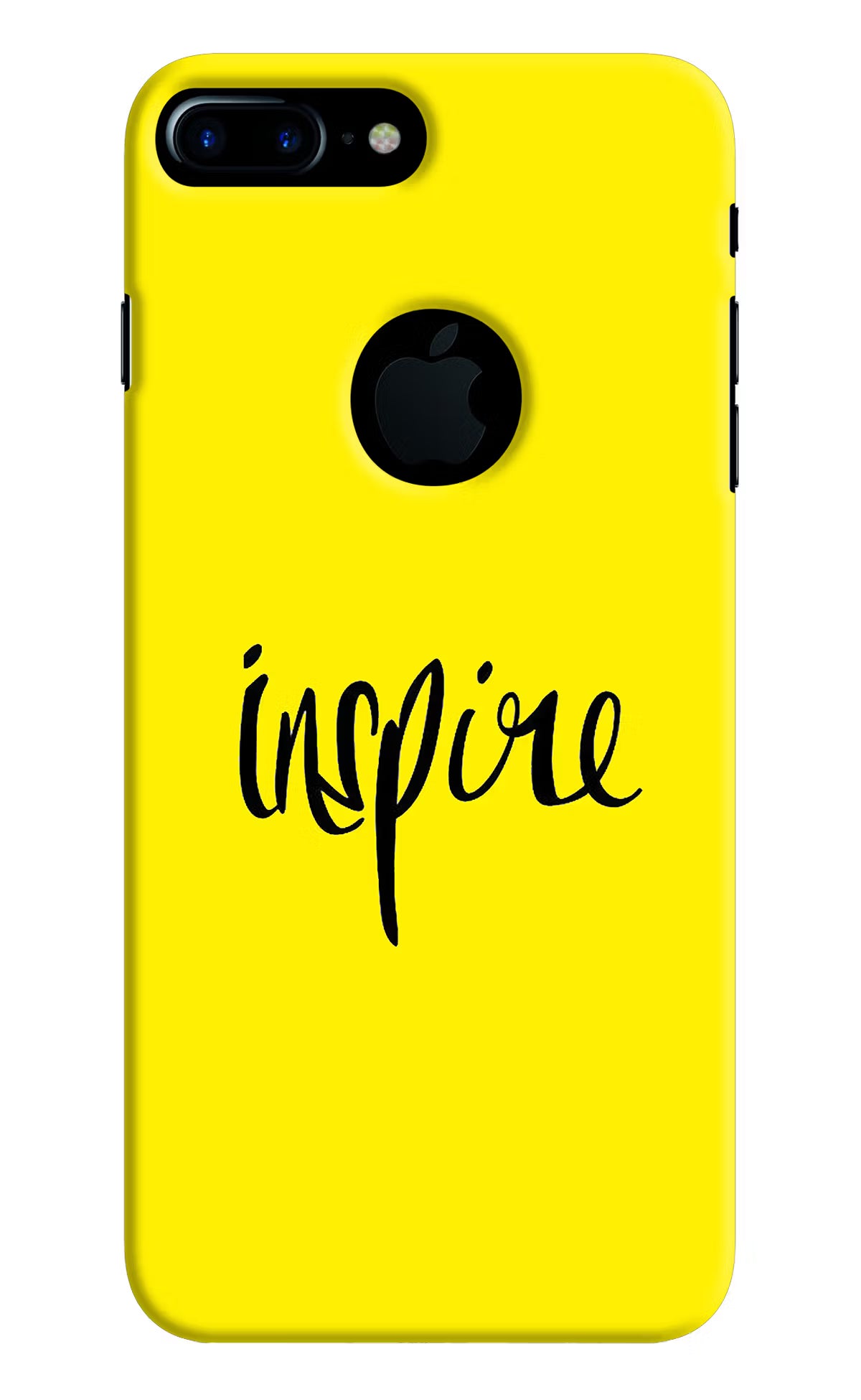 Inspire iPhone 7 Plus Logocut Back Cover - Inspire iPhone 7 Plus Logocut Hard Case Back Cover by Casekaro Inspire iPhone 7 Plus Logocut Hard Case Back Cover by Casekaro