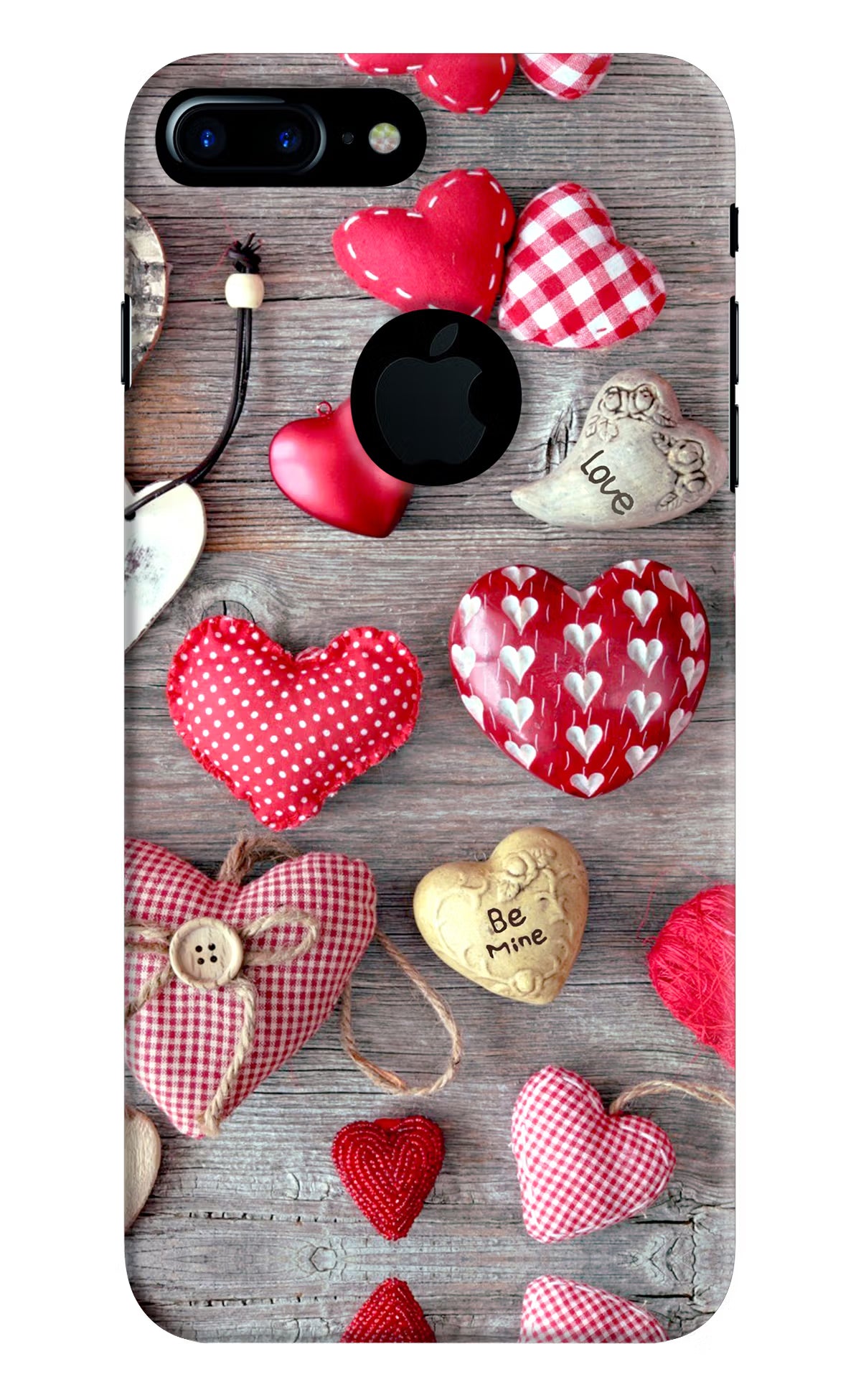 Love Wallpaper iPhone 7 Plus Logocut Back Cover - Love Wallpaper iPhone 7 Plus Logocut Hard Case Back Cover by Casekaro Love Wallpaper iPhone 7 Plus Logocut Hard Case Back Cover by Casekaro