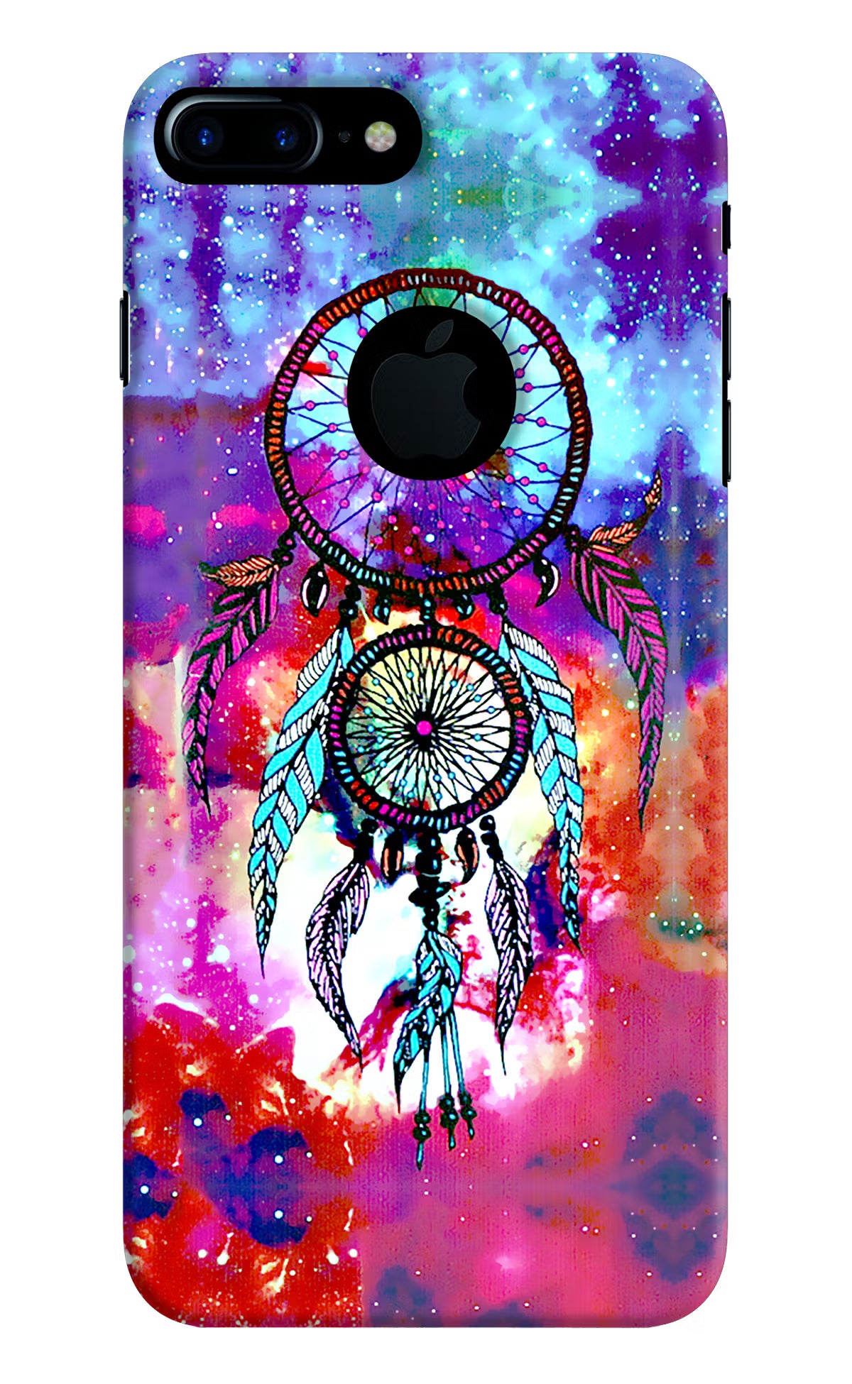 Dream Catcher Abstract iPhone 7 Plus Logocut Back Cover - Dream Catcher Abstract iPhone 7 Plus Logocut Hard Case Back Cover by Casekaro Dream Catcher Abstract iPhone 7 Plus Logocut Hard Case Back Cover by Casekaro