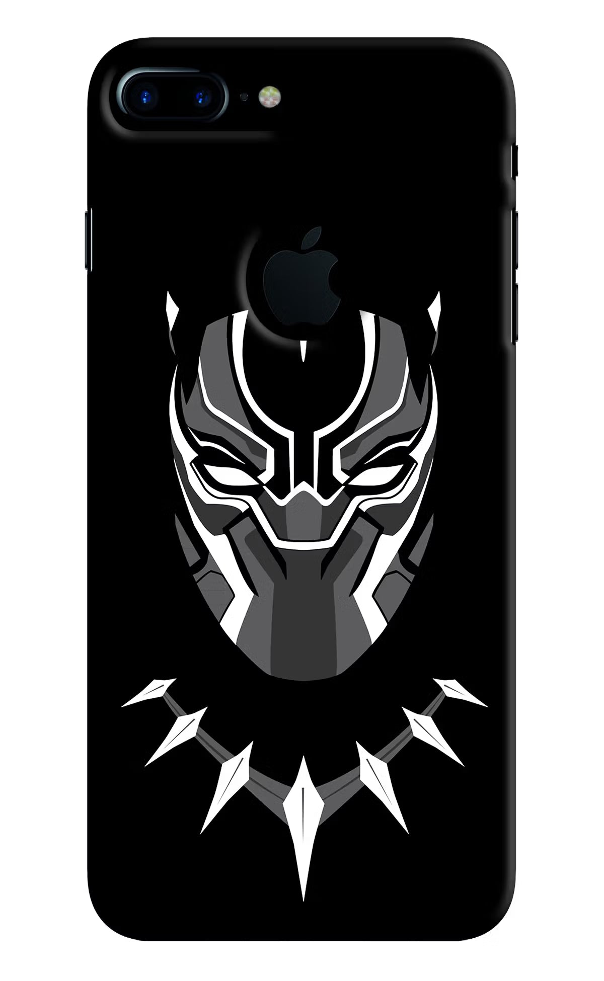 Black Panther iPhone 7 Plus Logocut Back Cover - Black Panther iPhone 7 Plus Logocut Hard Case Back Cover by Casekaro Black Panther iPhone 7 Plus Logocut Hard Case Back Cover by Casekaro