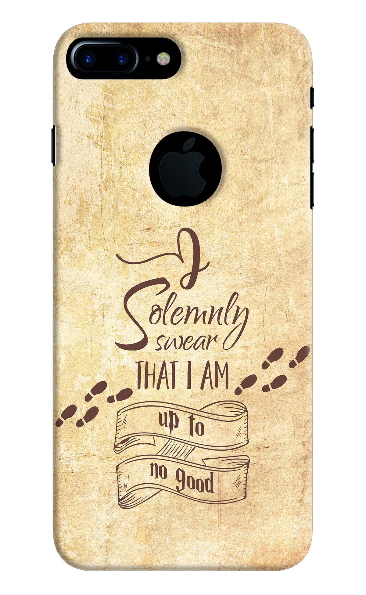 I Solemnly swear that i up to no good iPhone 7 Plus Logocut Back Cover - I Solemnly swear that i up to no good iPhone 7 Plus Logocut Hard Case Back Cover by Casekaro I Solemnly swear that i up to no good iPhone 7 Plus Logocut Hard Case Back Cover by Casekaro
