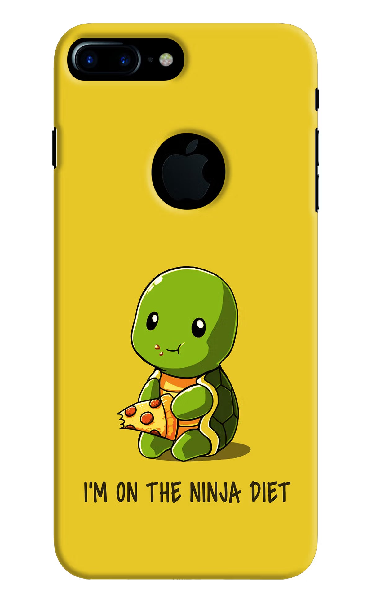 I'm on Ninja Diet iPhone 7 Plus Logocut Back Cover - I'm on Ninja Diet iPhone 7 Plus Logocut Hard Case Back Cover by Casekaro I'm on Ninja Diet iPhone 7 Plus Logocut Hard Case Back Cover by Casekaro