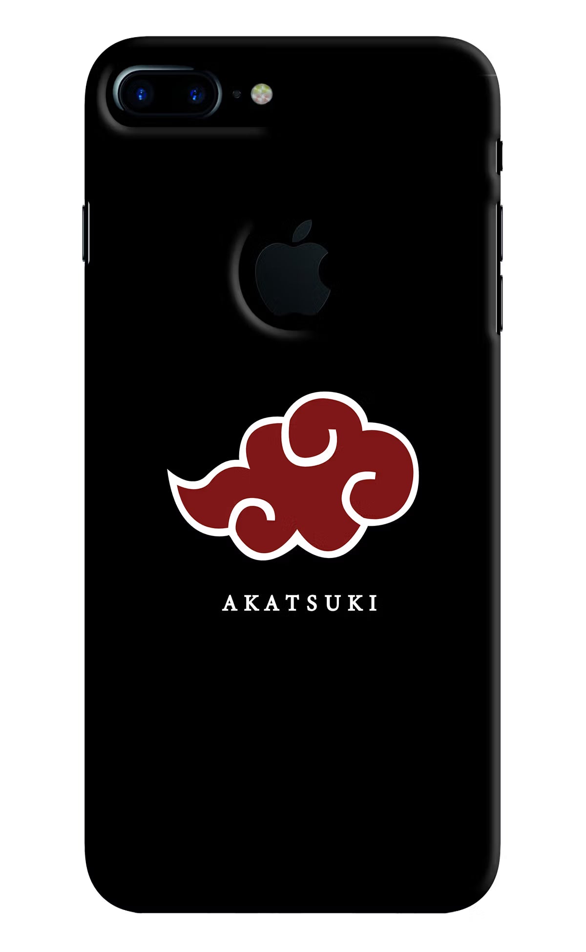 Akatsuki iPhone 7 Plus Logocut Back Cover - Akatsuki iPhone 7 Plus Logocut Hard Case Back Cover by Casekaro Akatsuki iPhone 7 Plus Logocut Hard Case Back Cover by Casekaro
