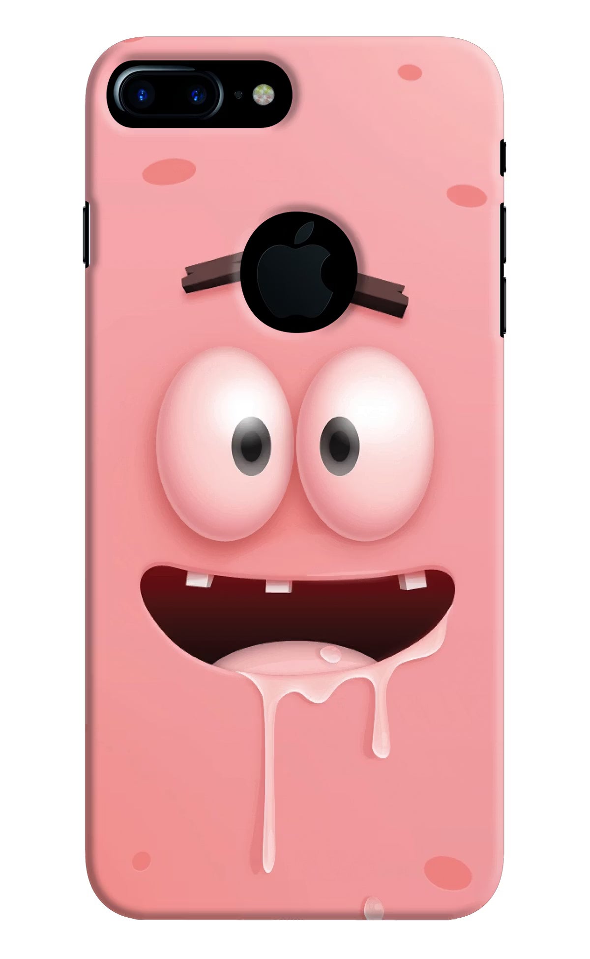 Sponge 2 iPhone 7 Plus Logocut Back Cover - Sponge 2 iPhone 7 Plus Logocut Hard Case Back Cover by Casekaro Sponge 2 iPhone 7 Plus Logocut Hard Case Back Cover by Casekaro