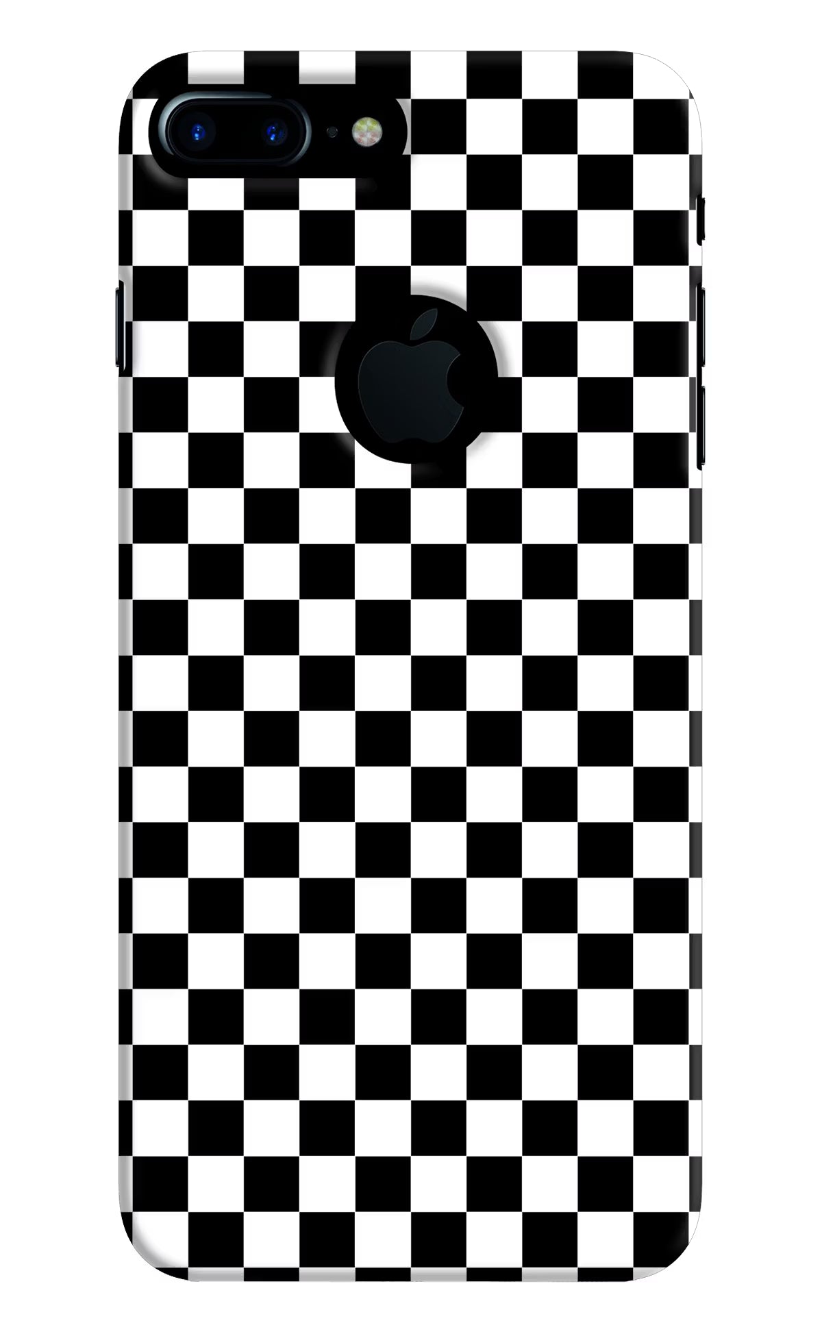 Chess Board iPhone 7 Plus Logocut Back Cover - Chess Board iPhone 7 Plus Logocut Hard Case Back Cover by Casekaro Chess Board iPhone 7 Plus Logocut Hard Case Back Cover by Casekaro