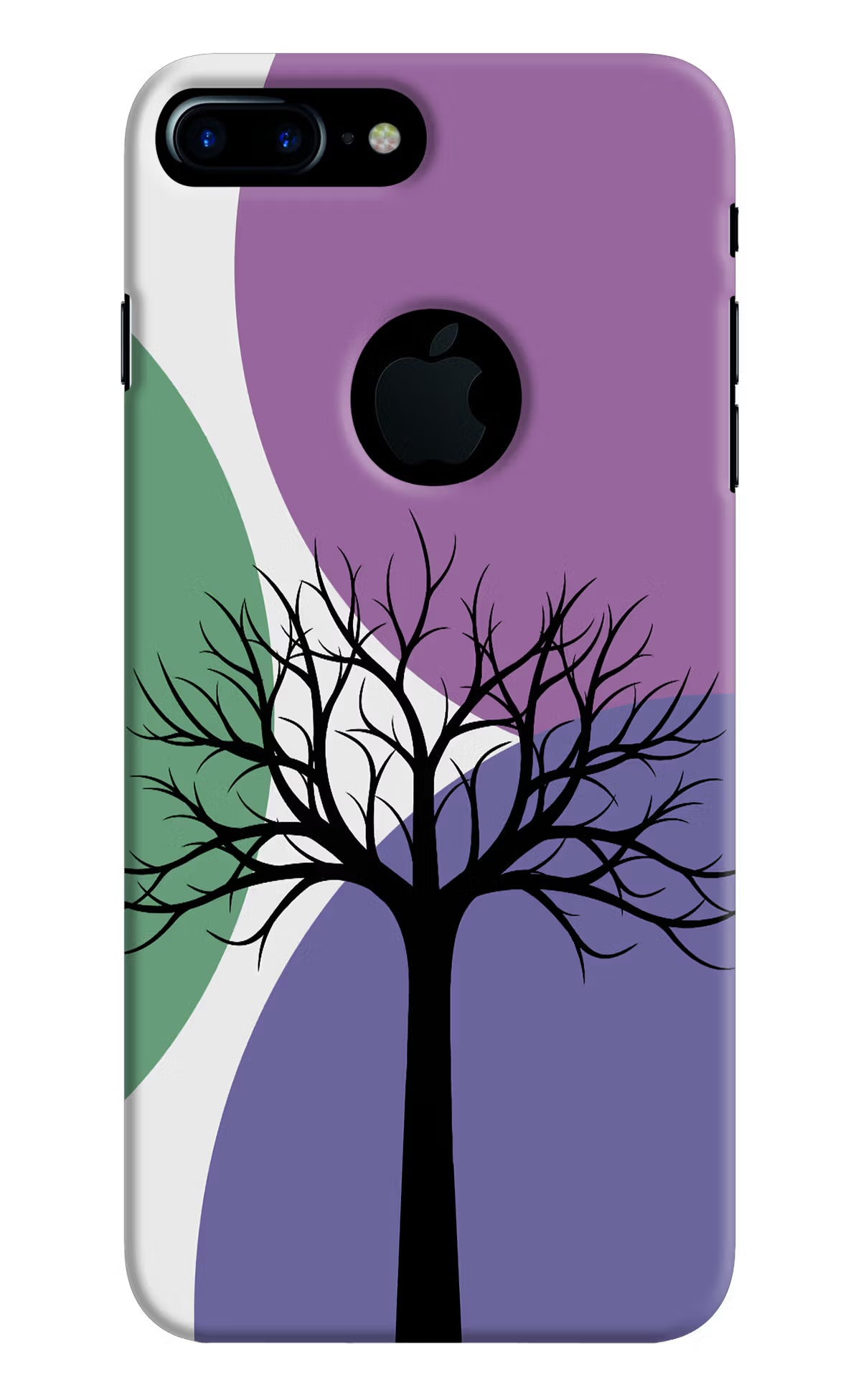 Tree Art iPhone 7 Plus Logocut Back Cover - Tree Art iPhone 7 Plus Logocut Hard Case Back Cover by Casekaro Tree Art iPhone 7 Plus Logocut Hard Case Back Cover by Casekaro