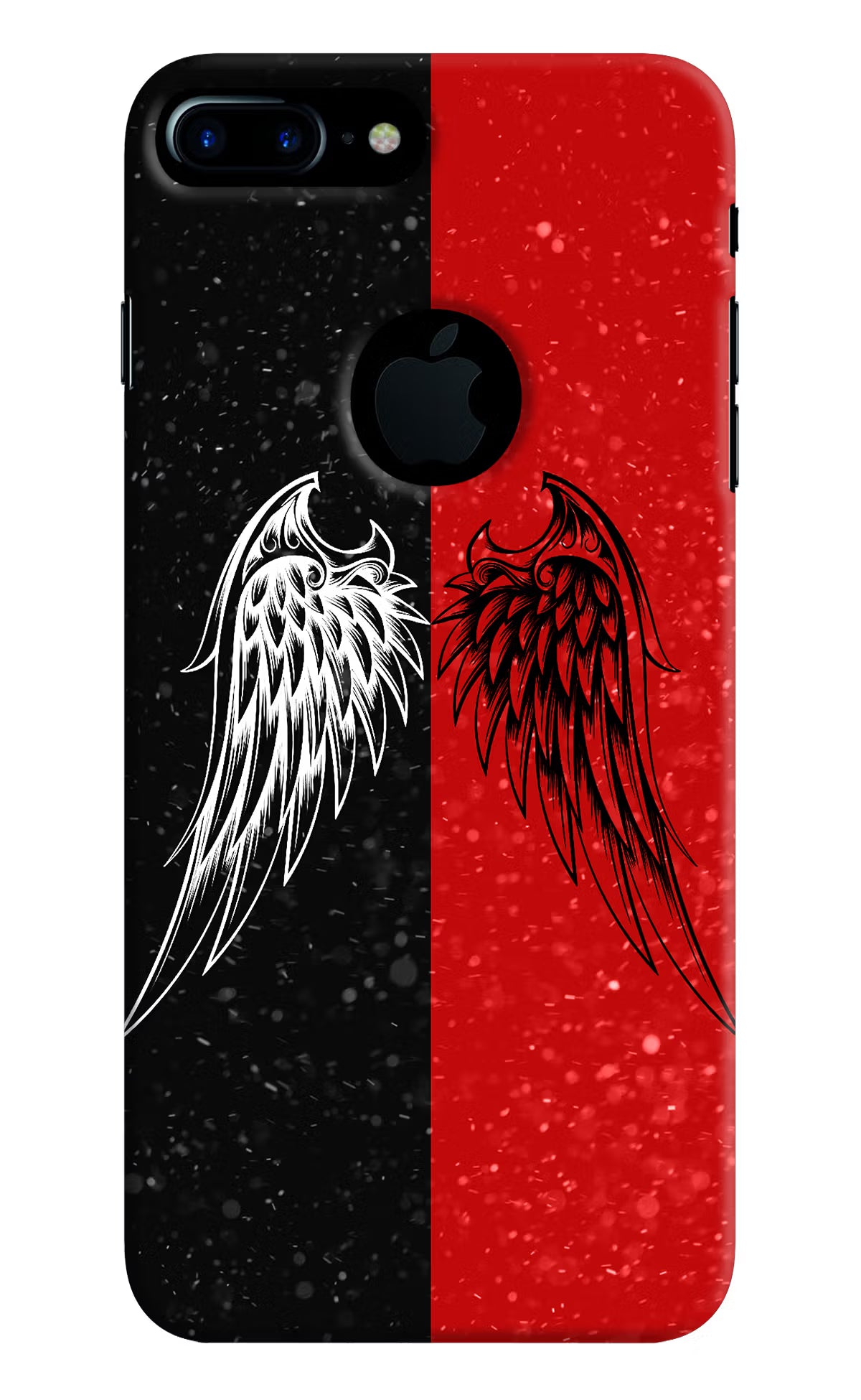 Wings iPhone 7 Plus Logocut Back Cover - Wings iPhone 7 Plus Logocut Hard Case Back Cover by Casekaro Wings iPhone 7 Plus Logocut Hard Case Back Cover by Casekaro