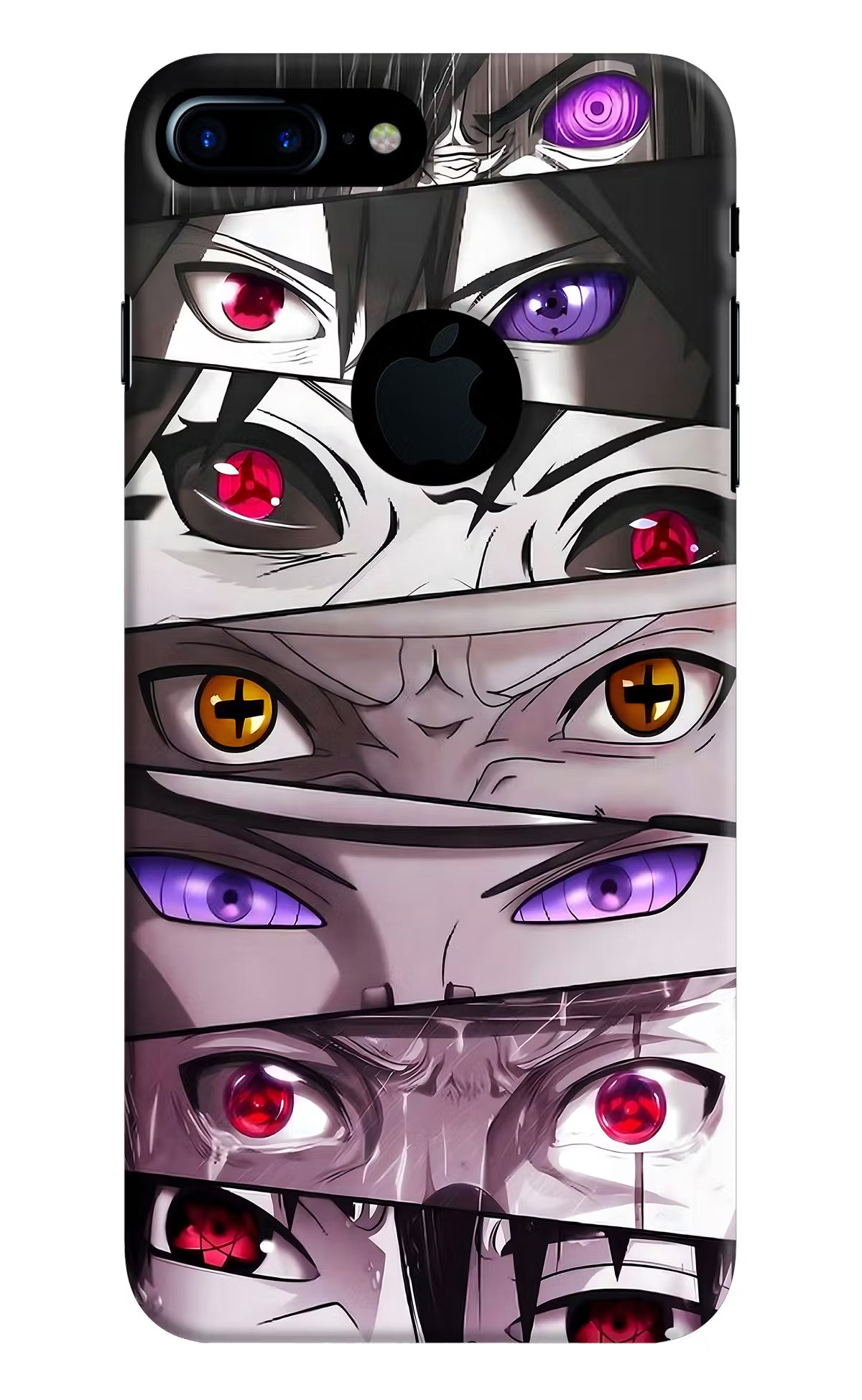 Naruto Anime iPhone 7 Plus Logocut Back Cover - Naruto Anime iPhone 7 Plus Logocut Hard Case Back Cover by Casekaro Naruto Anime iPhone 7 Plus Logocut Hard Case Back Cover by Casekaro