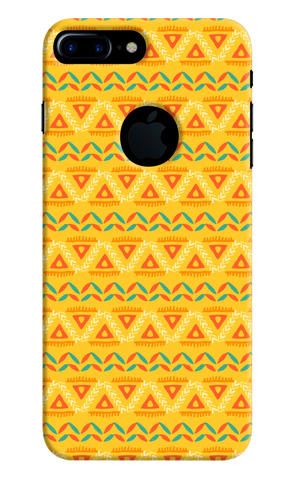 Tribal Pattern iPhone 7 Plus Logocut Back Cover - Tribal Pattern iPhone 7 Plus Logocut Hard Case Back Cover by Casekaro Tribal Pattern iPhone 7 Plus Logocut Hard Case Back Cover by Casekaro