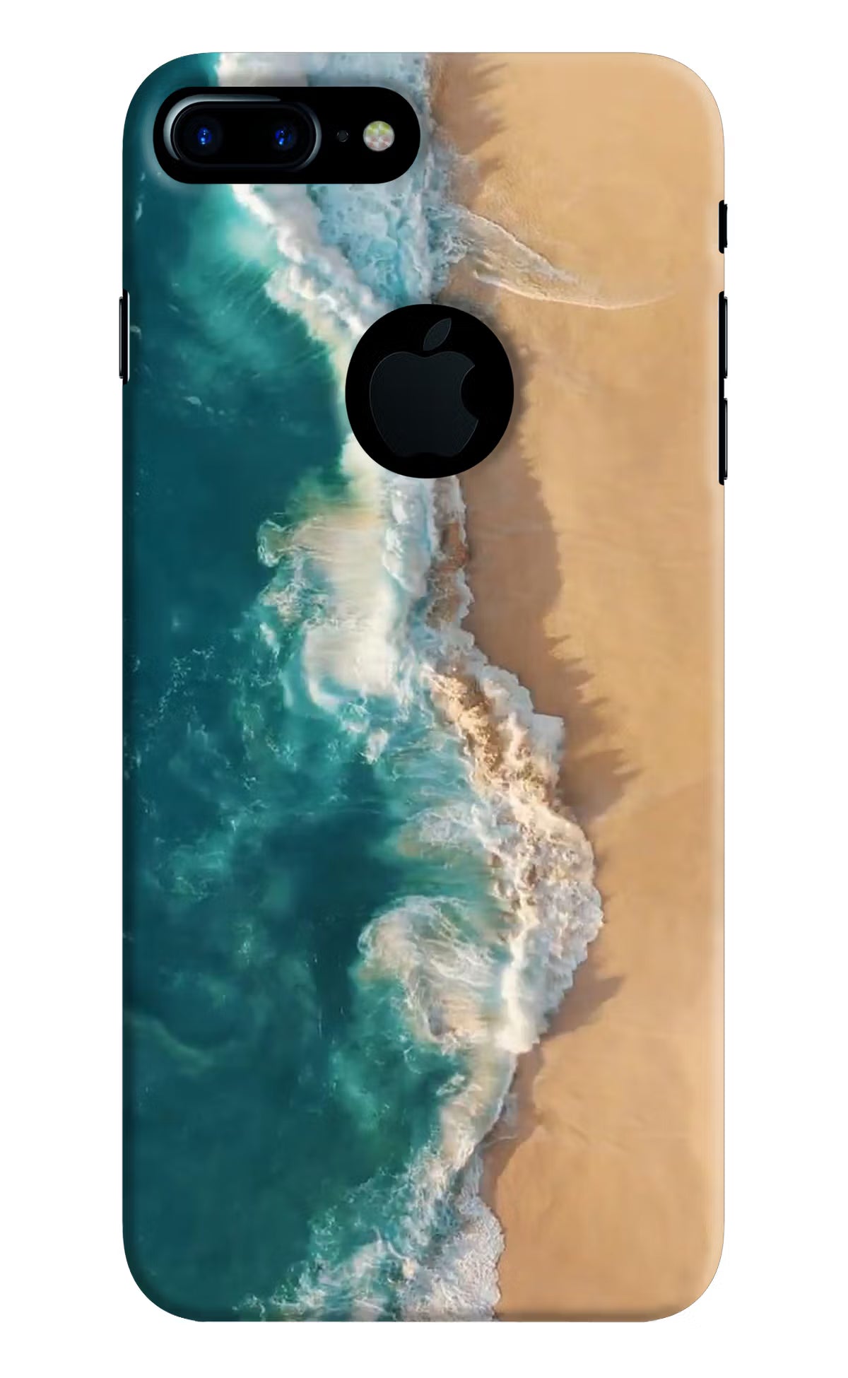 Ocean Beach iPhone 7 Plus Logocut Back Cover - Ocean Beach iPhone 7 Plus Logocut Hard Case Back Cover by Casekaro Ocean Beach iPhone 7 Plus Logocut Hard Case Back Cover by Casekaro