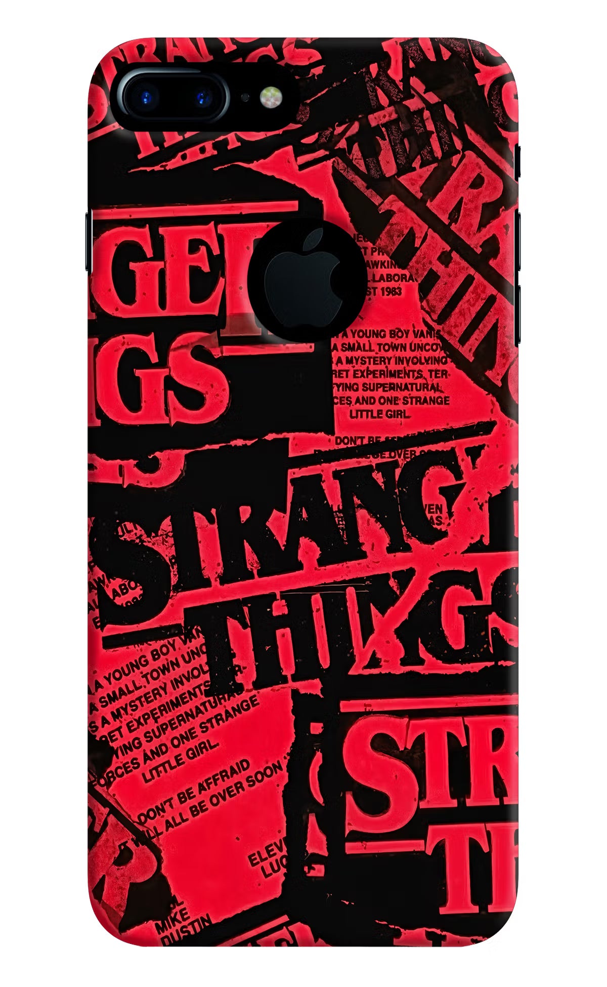 Ordinary Things iPhone 7 Plus Logocut Back Cover - Ordinary Things iPhone 7 Plus Logocut Hard Case Back Cover by Casekaro Ordinary Things iPhone 7 Plus Logocut Hard Case Back Cover by Casekaro