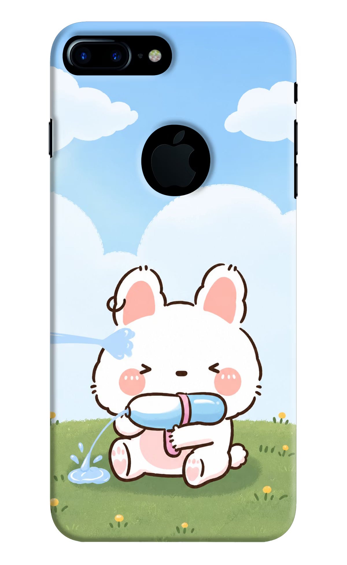Bunny Treat iPhone 7 Plus Logocut Back Cover - Bunny Treat iPhone 7 Plus Logocut Back Cover Bunny Treat iPhone 7 Plus Logocut Back Cover
