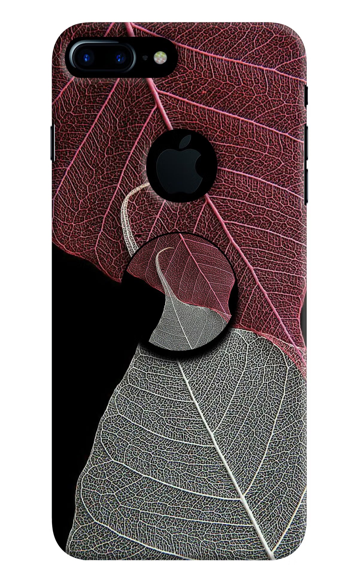 Leaf Pattern iPhone 7 Plus Logocut Pop Case - Leaf Pattern iPhone 7 Plus Logocut Pop Case by Casekaro Leaf Pattern iPhone 7 Plus Logocut Pop Case by Casekaro