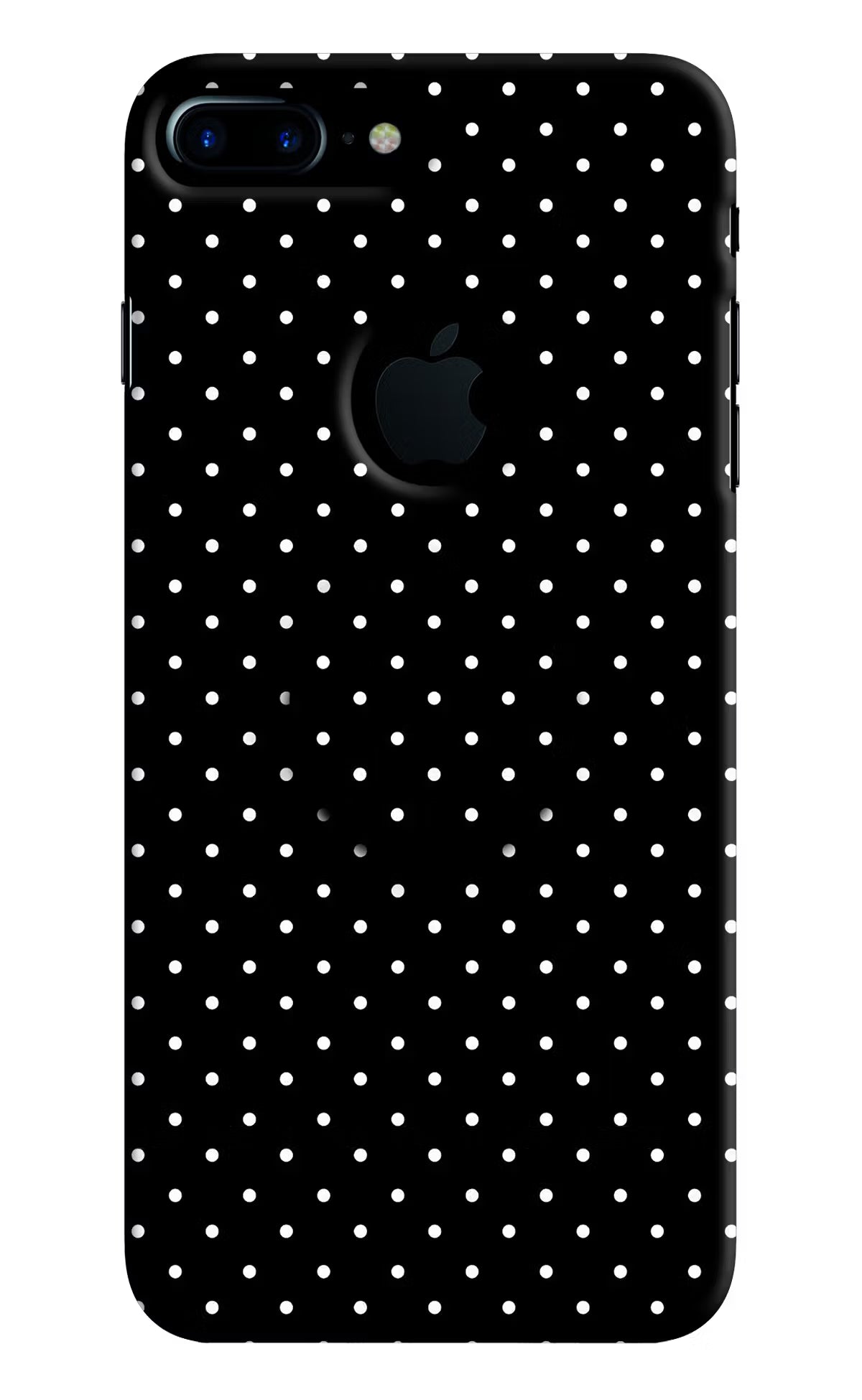 White Dots iPhone 7 Plus Logocut Pop Case - White Dots iPhone 7 Plus Logocut Pop Case by Casekaro White Dots iPhone 7 Plus Logocut Pop Case by Casekaro