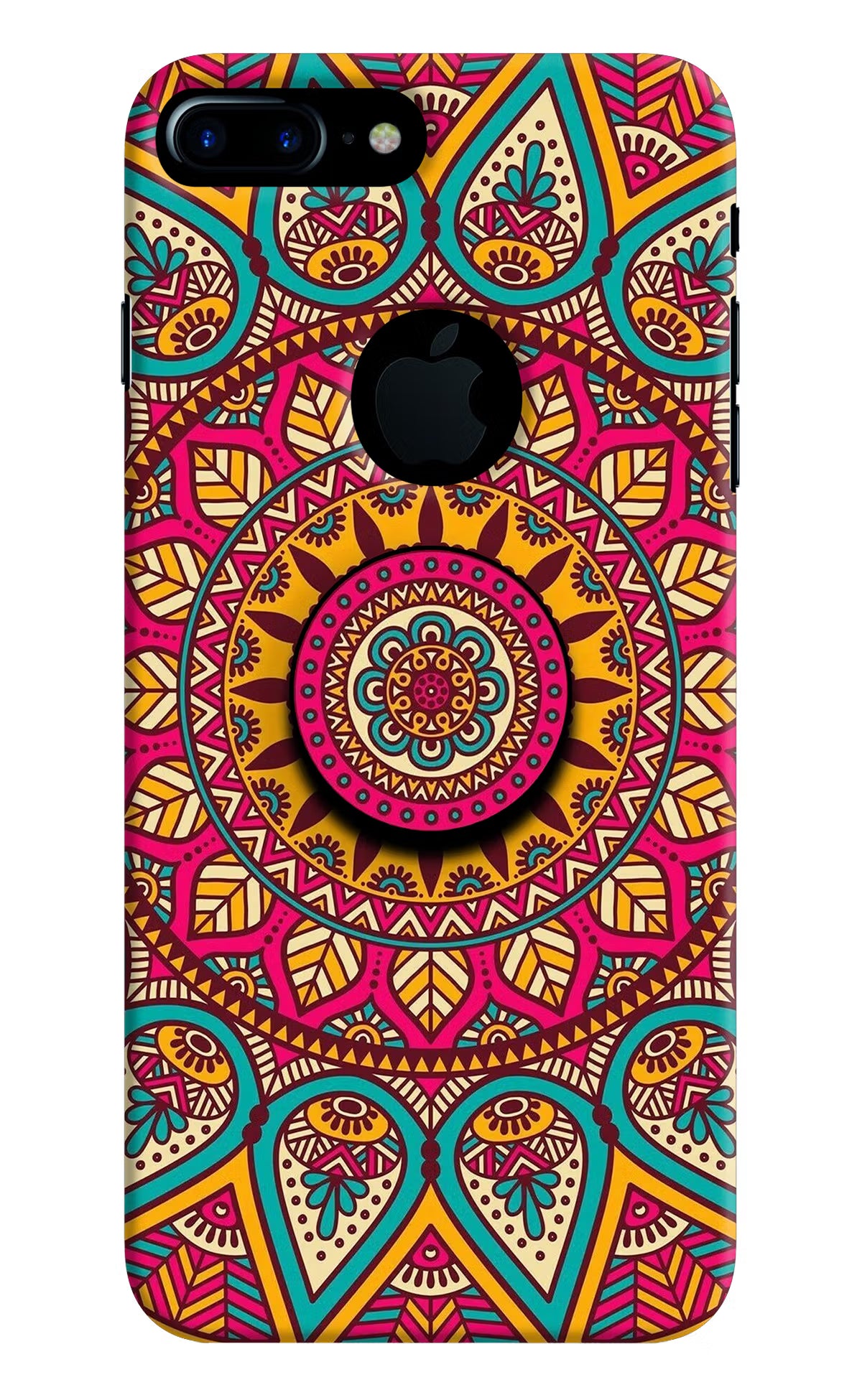 Mandala iPhone 7 Plus Logocut Pop Case - Mandala iPhone 7 Plus Logocut Pop Case by Casekaro Mandala iPhone 7 Plus Logocut Pop Case by Casekaro