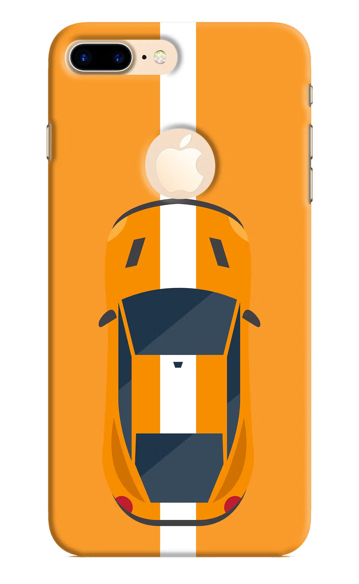 Highway Pursuit iPhone 8 Plus Logocut Back Cover - Highway Pursuit iPhone 8 Plus Logocut Hard Case Back Cover by Casekaro Highway Pursuit iPhone 8 Plus Logocut Hard Case Back Cover by Casekaro