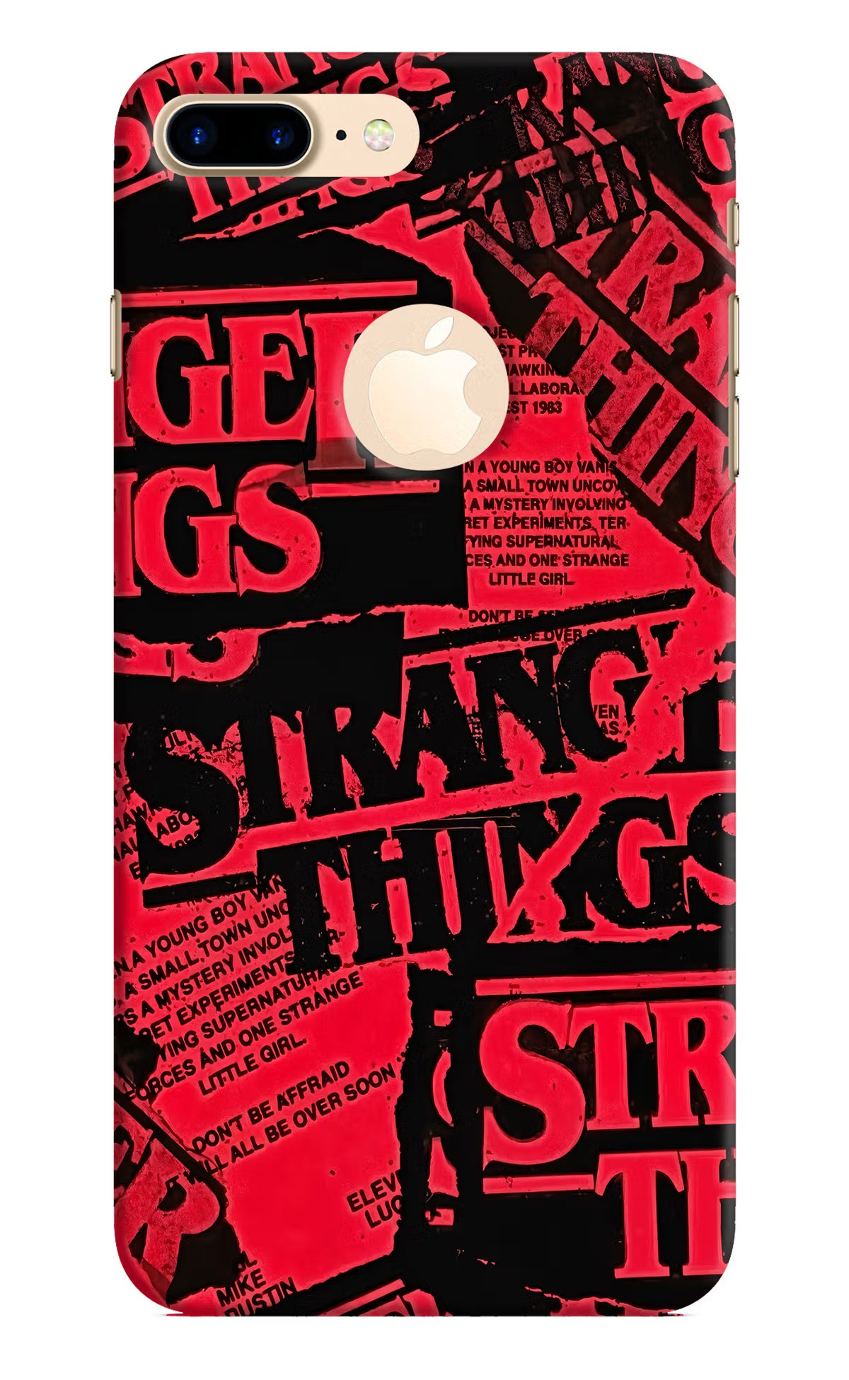 Ordinary Things iPhone 8 Plus Logocut Back Cover - Ordinary Things iPhone 8 Plus Logocut Hard Case Back Cover by Casekaro Ordinary Things iPhone 8 Plus Logocut Hard Case Back Cover by Casekaro