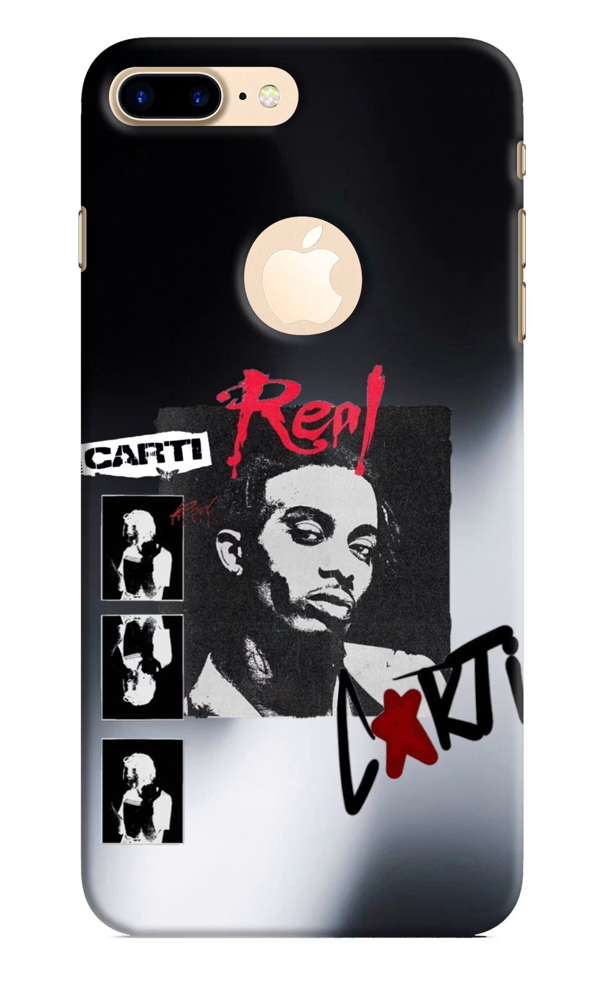 Playboi Carti iPhone 8 Plus Logocut Back Cover - Playboi Carti iPhone 8 Plus Logocut Hard Case Back Cover by Casekaro Playboi Carti iPhone 8 Plus Logocut Hard Case Back Cover by Casekaro