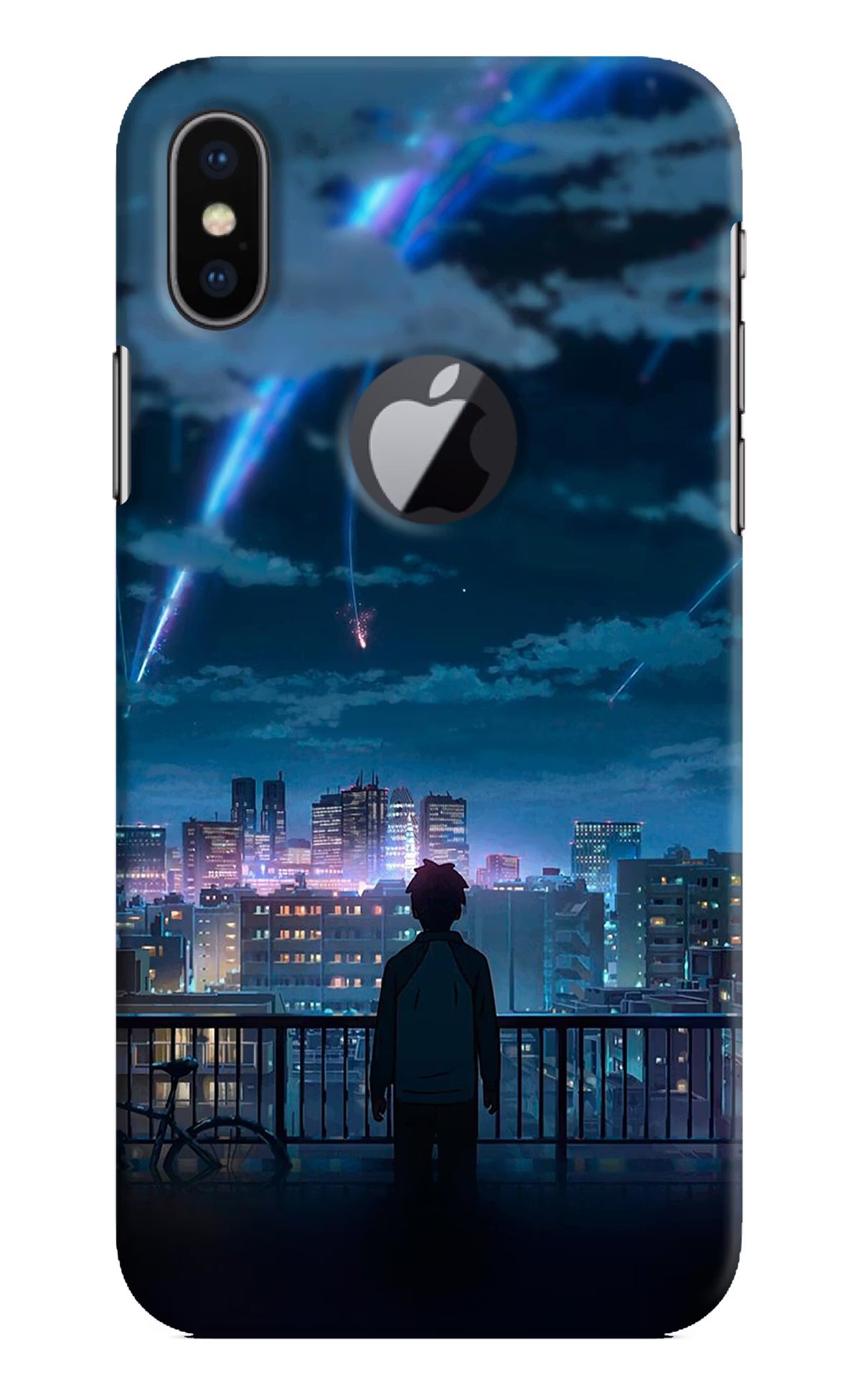 Anime iPhone X Logocut Back Cover - Anime iPhone X Logocut Hard Case Back Cover by Casekaro Anime iPhone X Logocut Hard Case Back Cover by Casekaro
