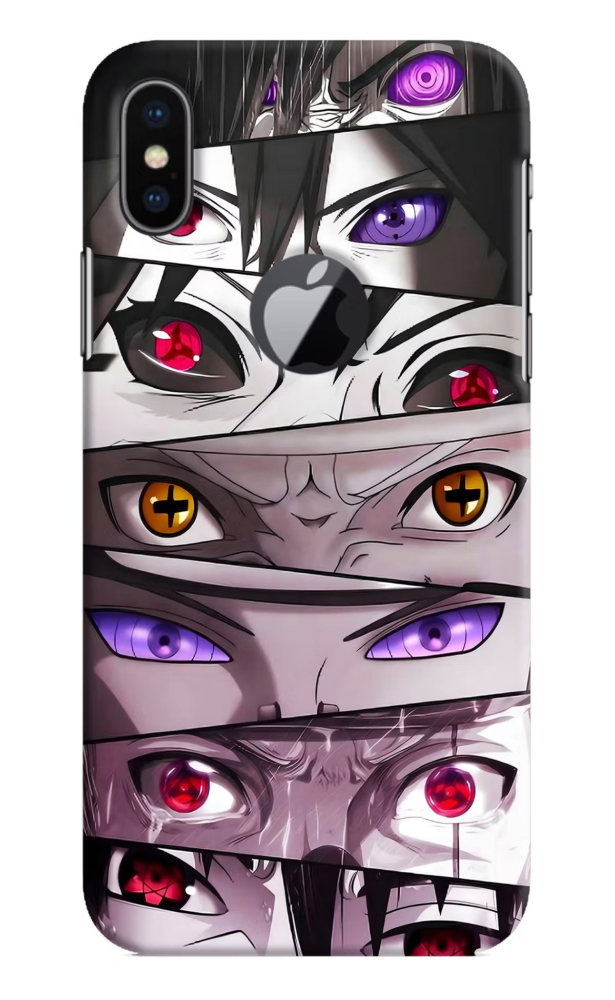 Naruto Anime iPhone X Logocut Back Cover - Naruto Anime iPhone X Logocut Hard Case Back Cover by Casekaro Naruto Anime iPhone X Logocut Hard Case Back Cover by Casekaro