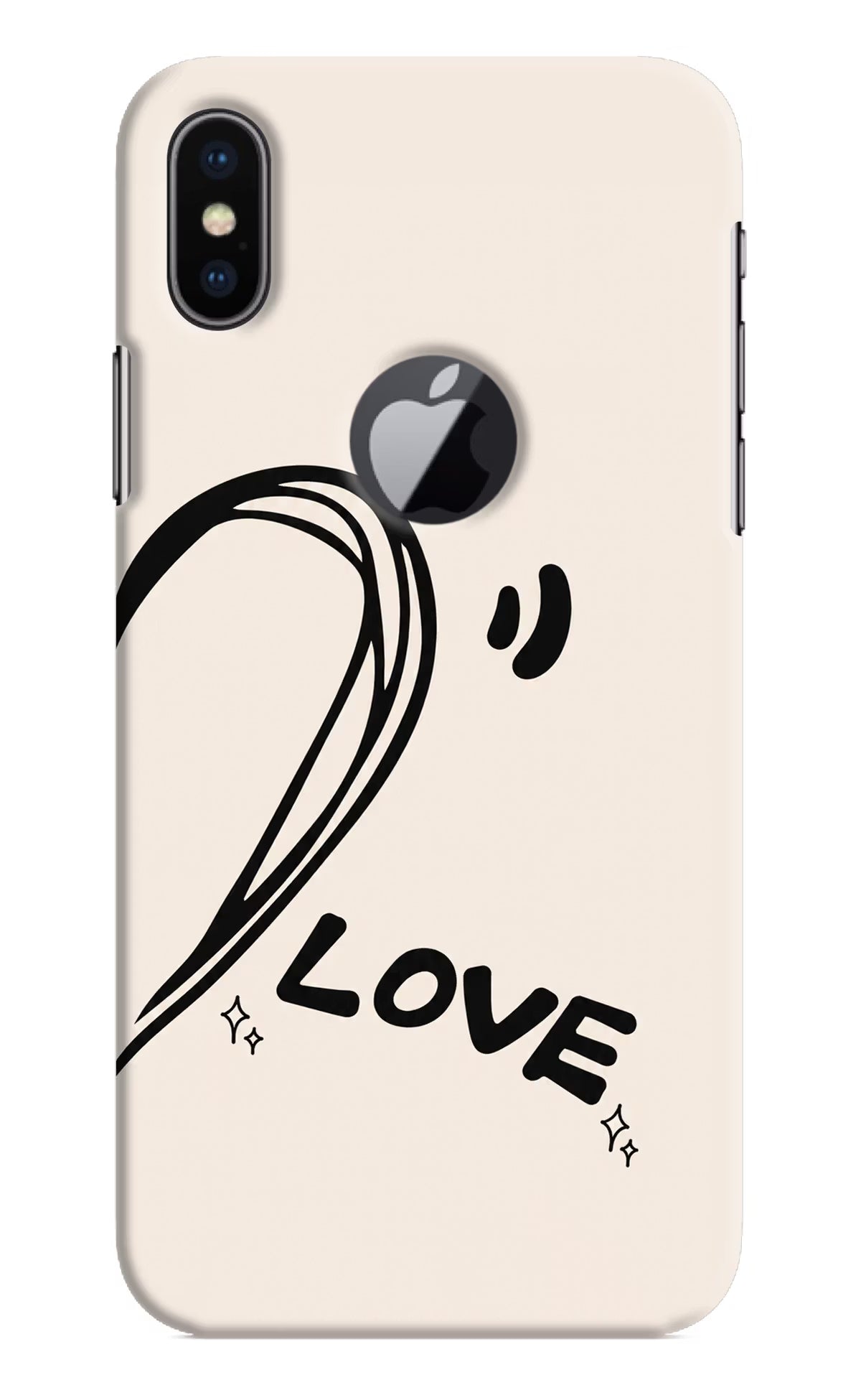 Soul Line iPhone X Logocut Back Cover - Soul Line iPhone X Logocut Back Cover Soul Line iPhone X Logocut Back Cover