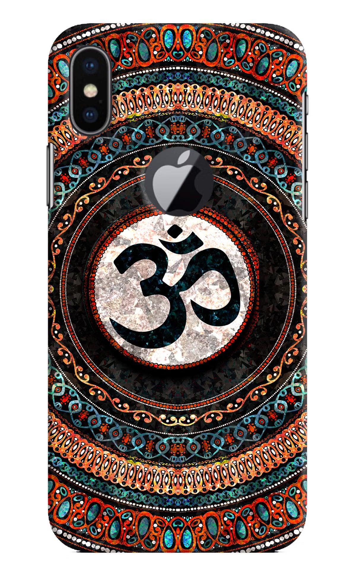 Om Culture iPhone X Logocut Pop Case - Om Culture iPhone X Logocut Pop Case by Casekaro Om Culture iPhone X Logocut Pop Case by Casekaro