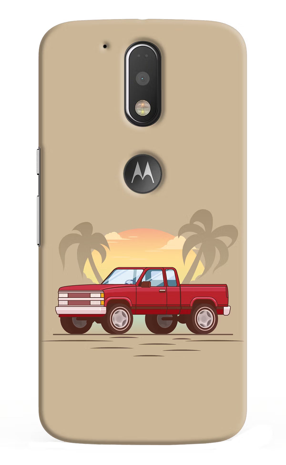 Desert Classic Drive Moto G4/G4 plus logocut Back Cover - Desert Classic Drive Moto G4/G4 plus logocut Hard Case Back Cover by Casekaro Desert Classic Drive Moto G4/G4 plus logocut Hard Case Back Cover by Casekaro