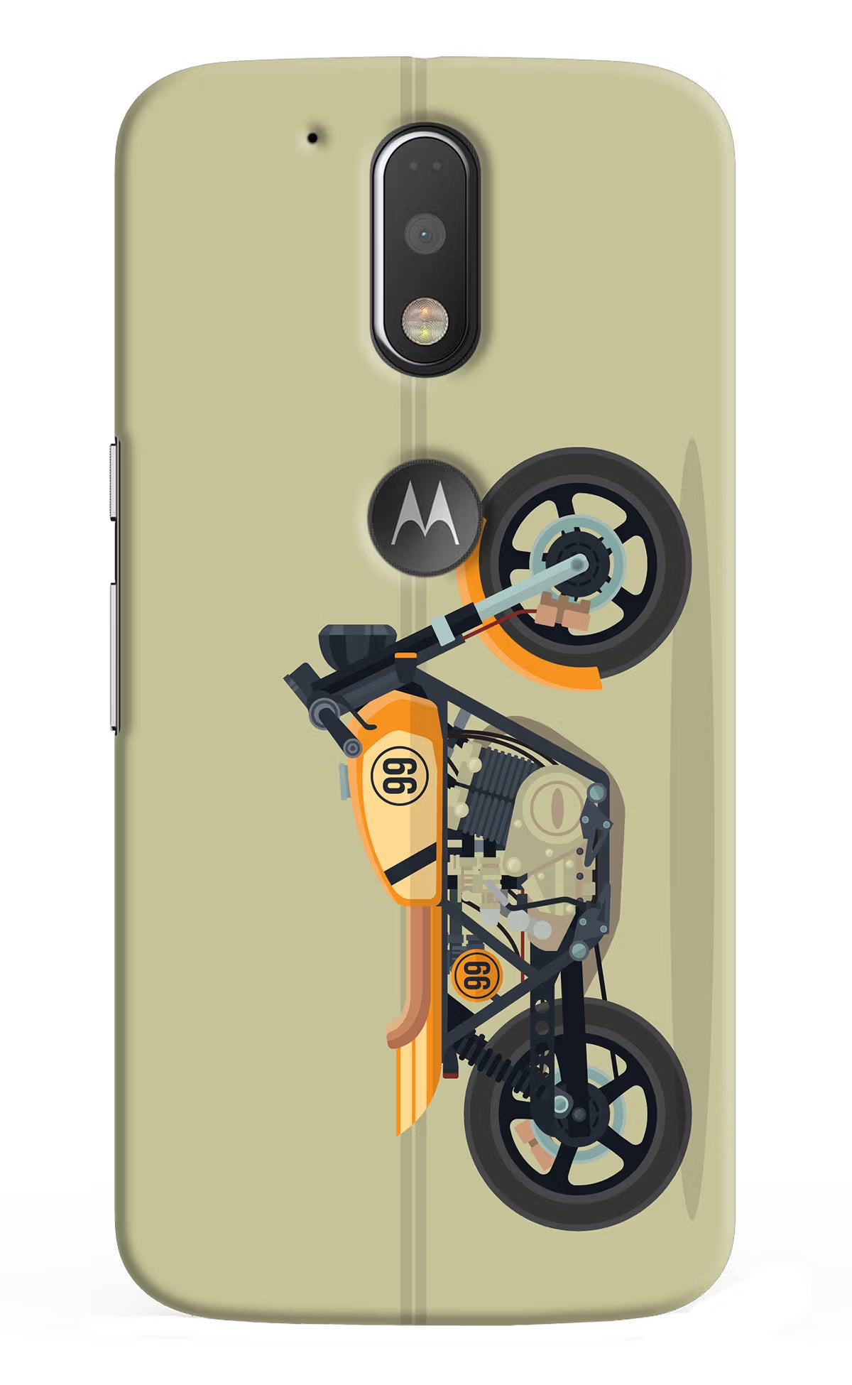 Vertical Speedster Moto G4/G4 plus logocut Back Cover - Vertical Speedster Moto G4/G4 plus logocut Hard Case Back Cover by Casekaro Vertical Speedster Moto G4/G4 plus logocut Hard Case Back Cover by Casekaro