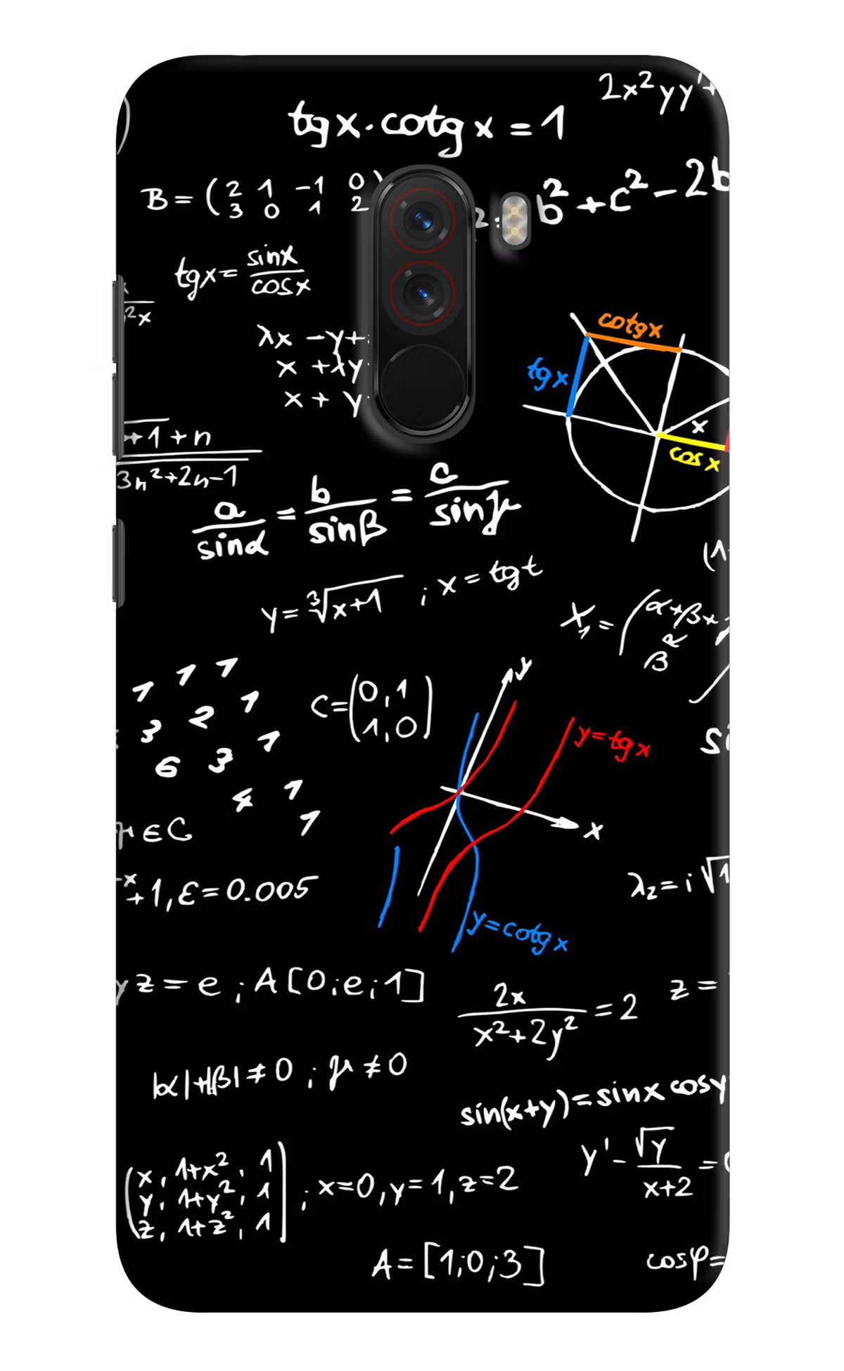 Mathematics Formula Poco F1 Back Cover - Mathematics Formula Poco F1 Hard Case Back Cover by Casekaro Mathematics Formula Poco F1 Hard Case Back Cover by Casekaro