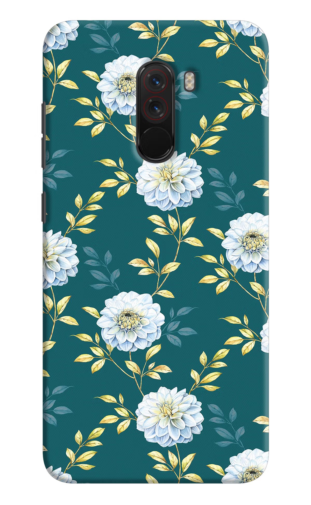 Flowers Poco F1 Back Cover - Flowers Poco F1 Hard Case Back Cover by Casekaro Flowers Poco F1 Hard Case Back Cover by Casekaro