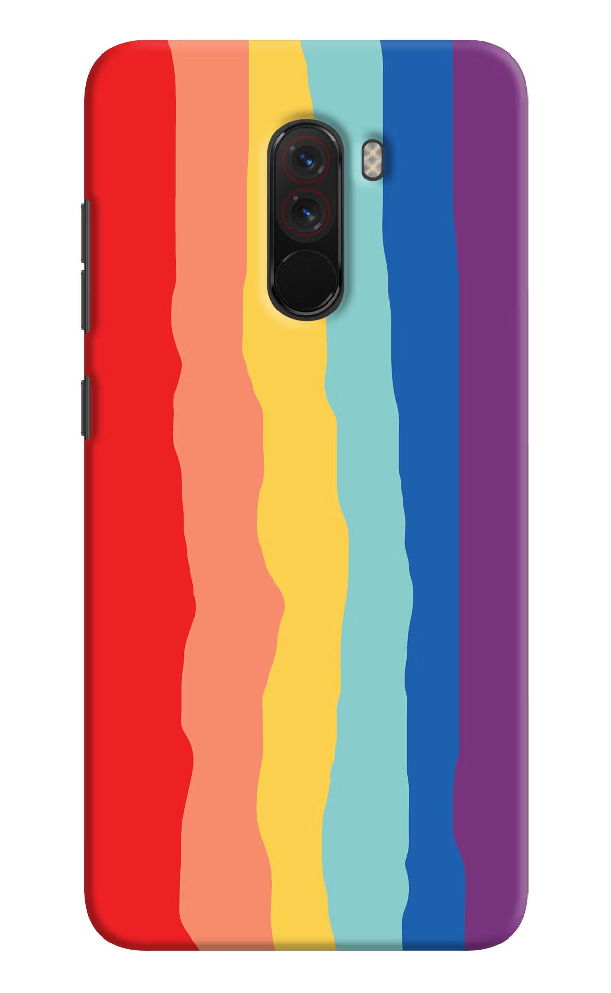 Rainbow Poco F1 Back Cover - Rainbow Poco F1 Hard Case Back Cover by Casekaro Rainbow Poco F1 Hard Case Back Cover by Casekaro