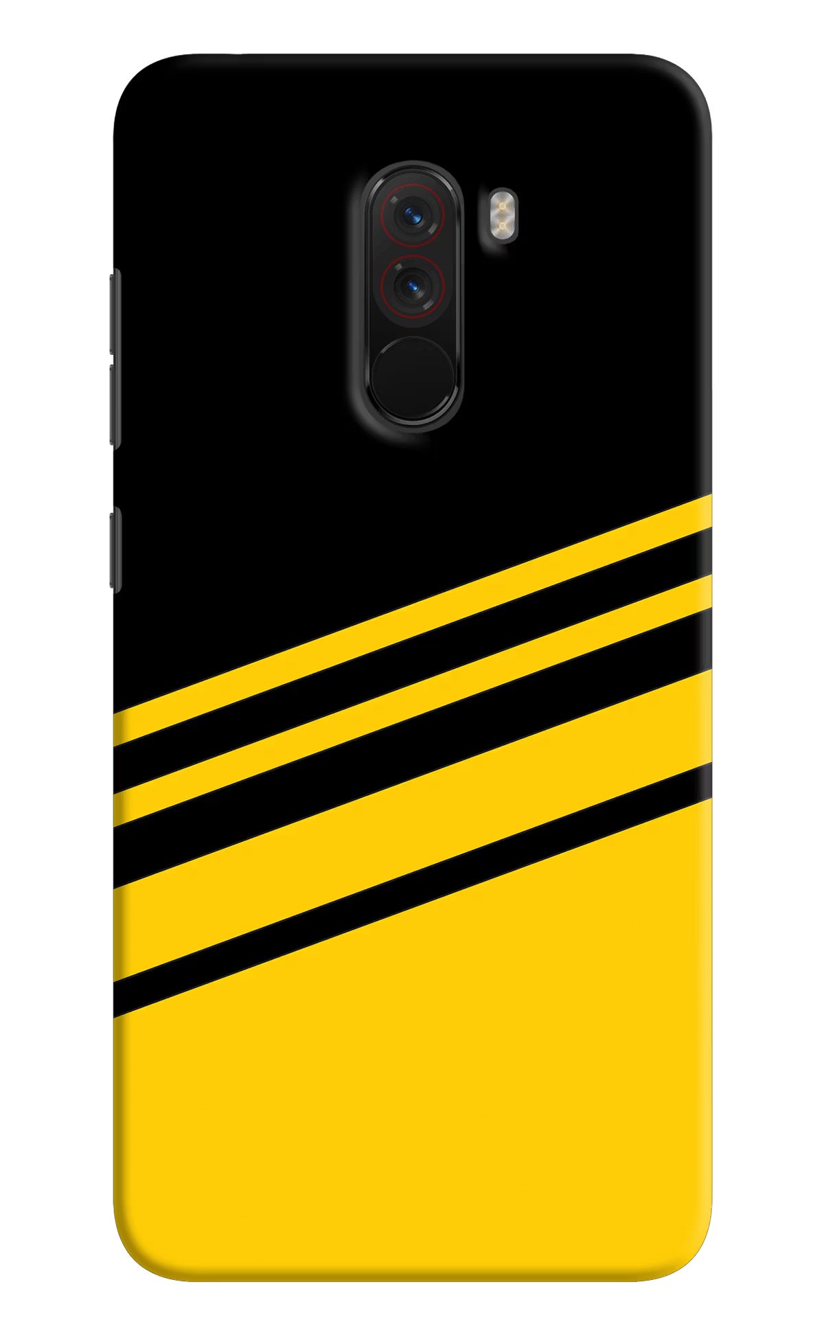 Yellow Shades Poco F1 Back Cover - Yellow Shades Poco F1 Hard Case Back Cover by Casekaro Yellow Shades Poco F1 Hard Case Back Cover by Casekaro