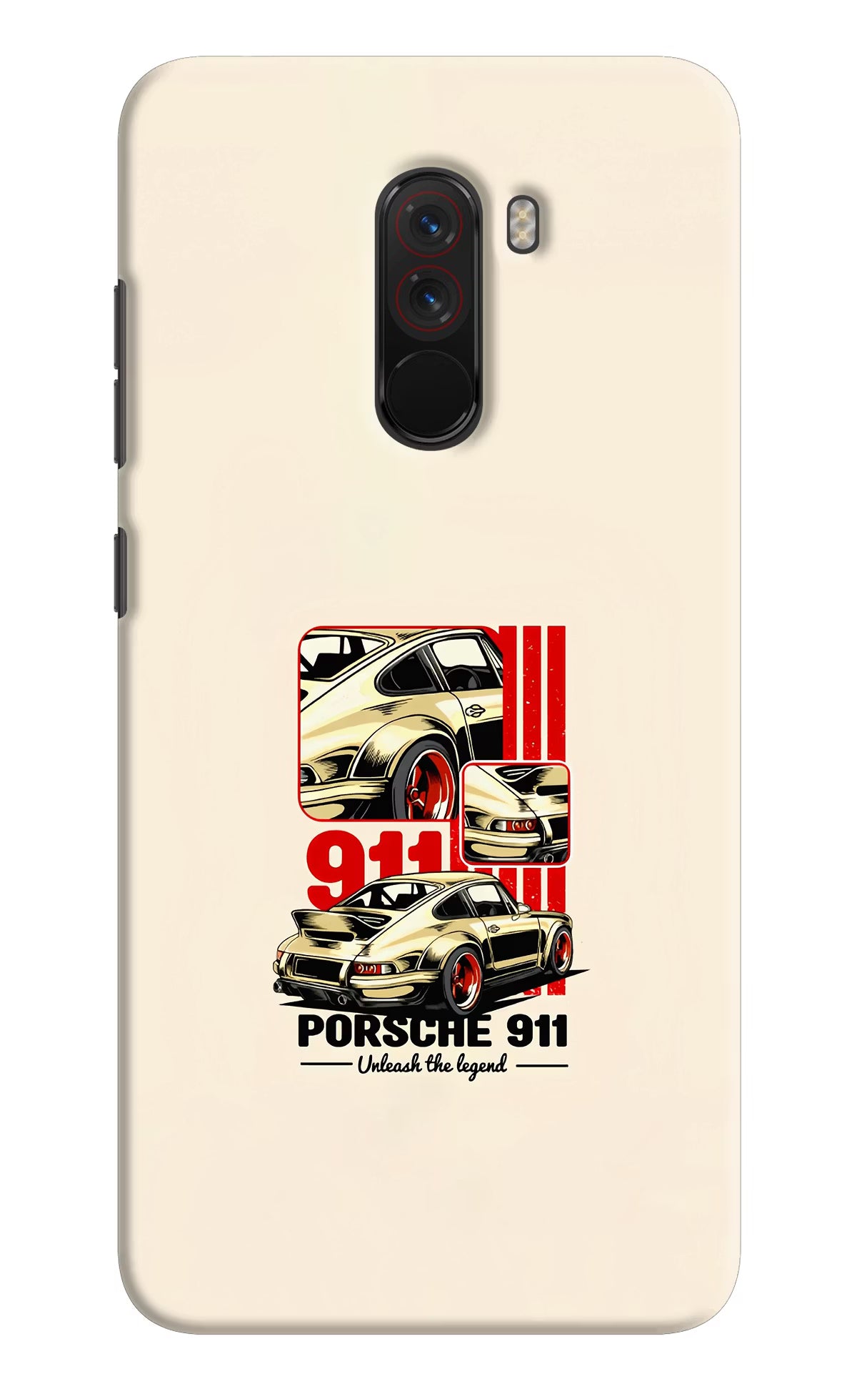 Classic Porsche 911 Poco F1 Back Cover - Classic Porsche 911 Poco F1 Hard Case Back Cover by Casekaro Classic Porsche 911 Poco F1 Hard Case Back Cover by Casekaro
