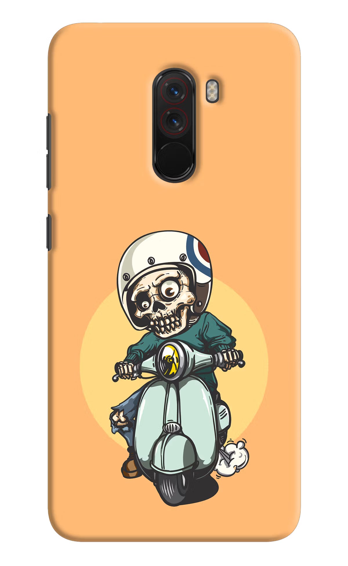 Undead Biker Poco F1 Back Cover - Undead Biker Poco F1 Hard Case Back Cover by Casekaro Undead Biker Poco F1 Hard Case Back Cover by Casekaro