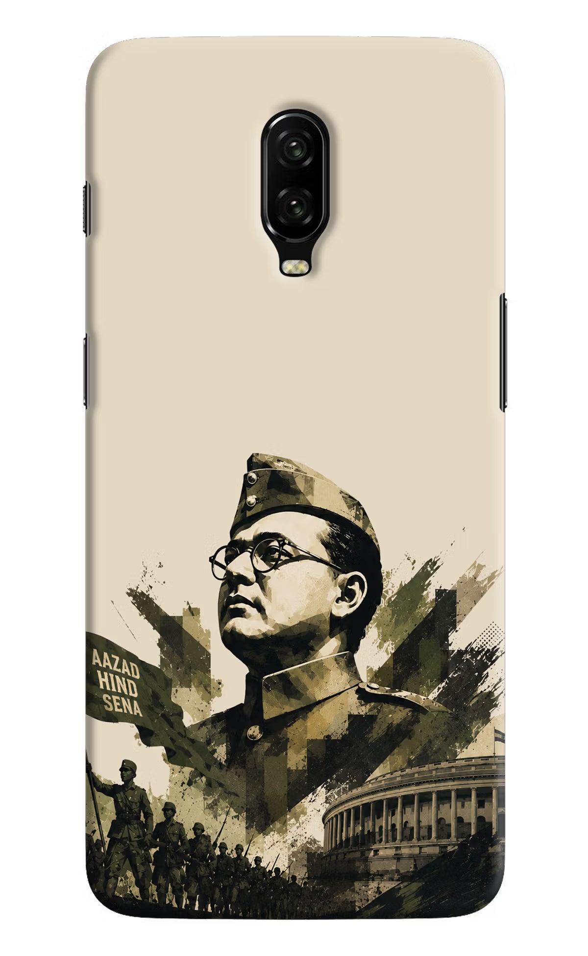 Netaji Rising Oneplus 6T Back Cover - Netaji Rising Oneplus 6T Back Cover Netaji Rising Oneplus 6T Back Cover