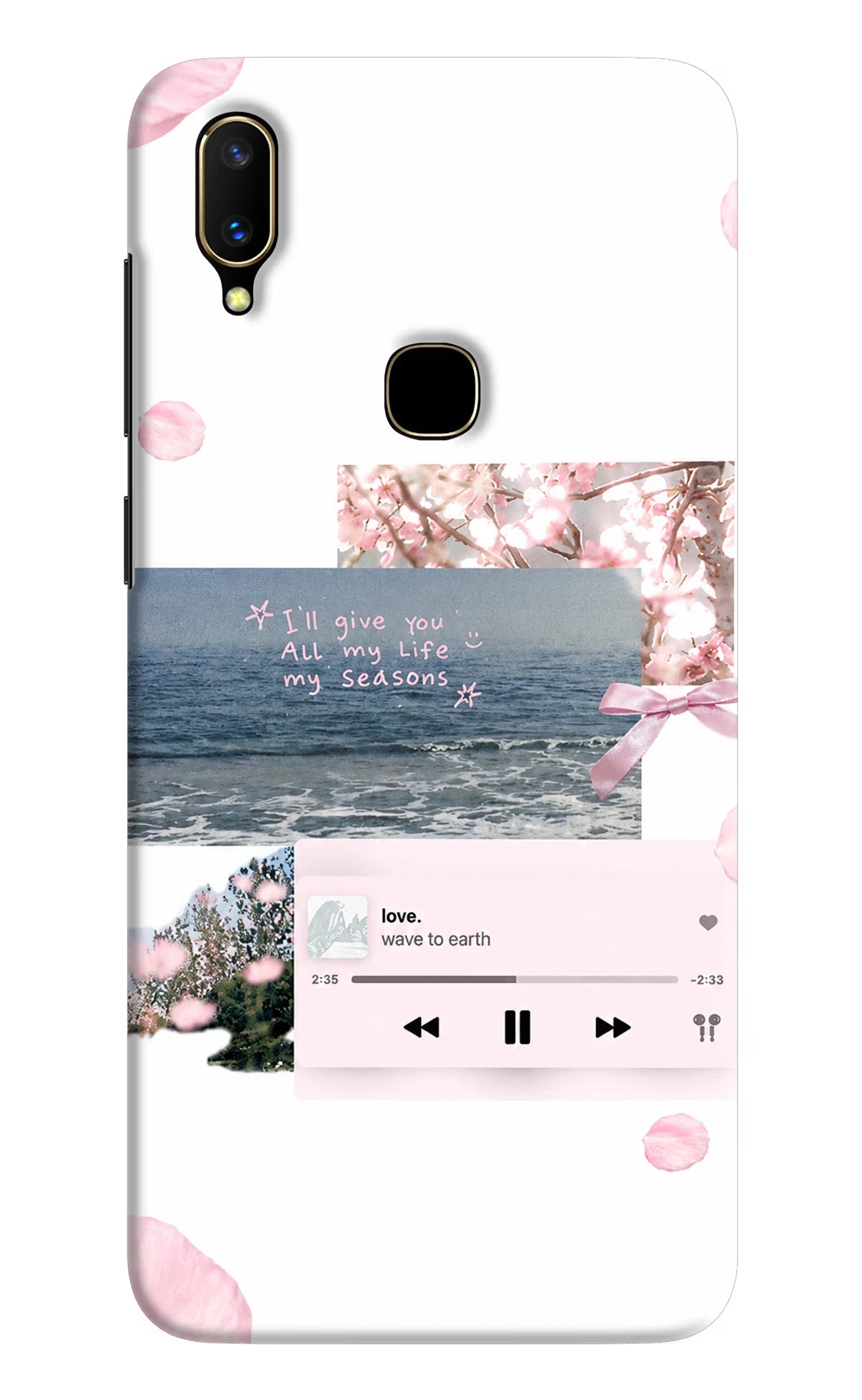 Wave to earth Vivo V11 Back Cover - Wave to earth Vivo V11 Back Cover Wave to earth Vivo V11 Back Cover
