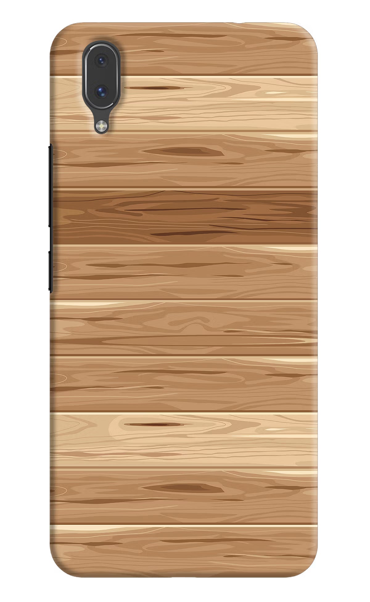 Wooden Vector Vivo X21 Back Cover - Wooden Vector Vivo X21 Hard Case Back Cover by Casekaro Wooden Vector Vivo X21 Hard Case Back Cover by Casekaro