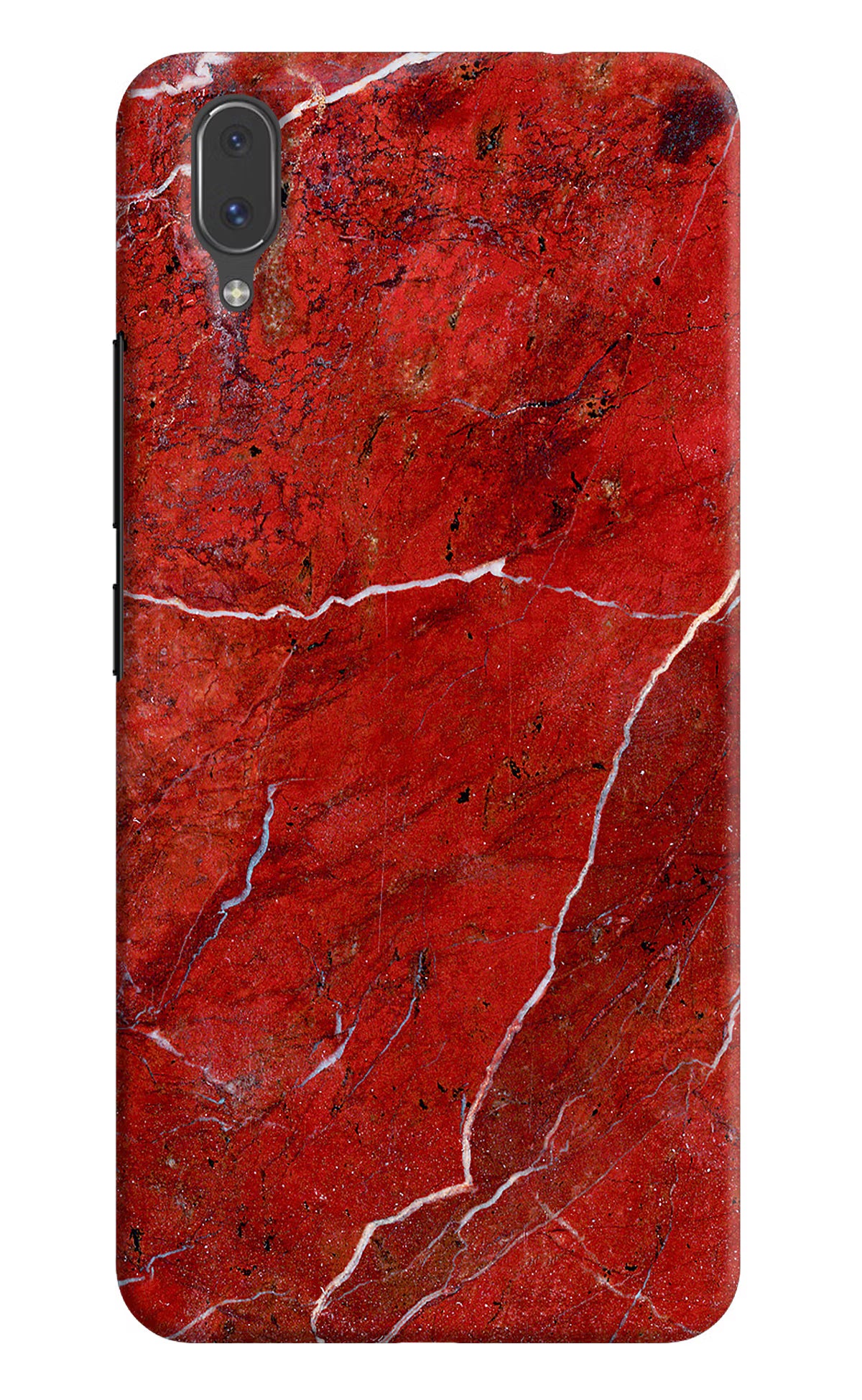 Red Marble Design Vivo X21 Back Cover - Red Marble Design Vivo X21 Hard Case Back Cover by Casekaro Red Marble Design Vivo X21 Hard Case Back Cover by Casekaro