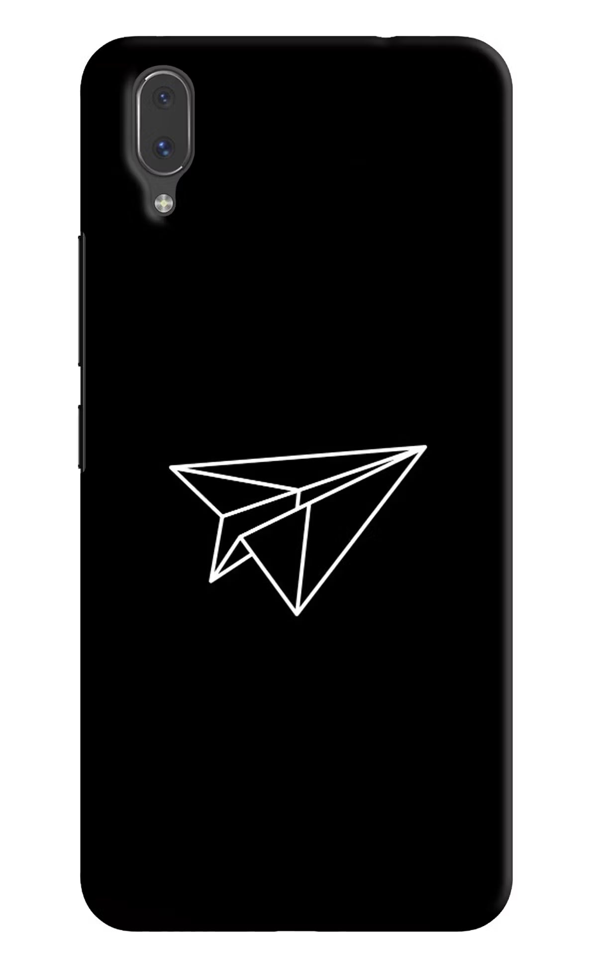 Paper Plane White Vivo X21 Back Cover - Paper Plane White Vivo X21 Hard Case Back Cover by Casekaro Paper Plane White Vivo X21 Hard Case Back Cover by Casekaro