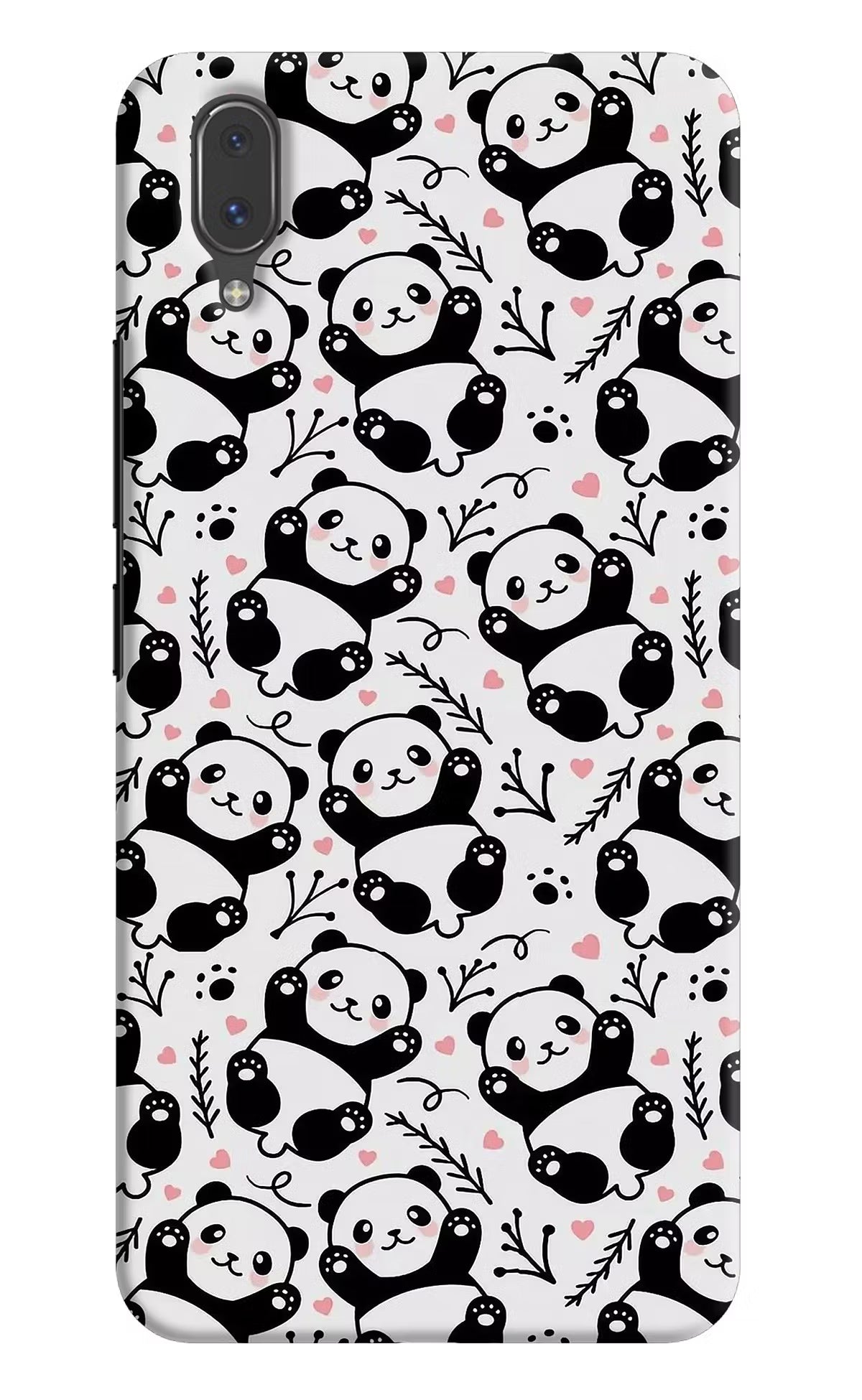 Cute Panda Vivo X21 Back Cover - Cute Panda Vivo X21 Hard Case Back Cover by Casekaro Cute Panda Vivo X21 Hard Case Back Cover by Casekaro