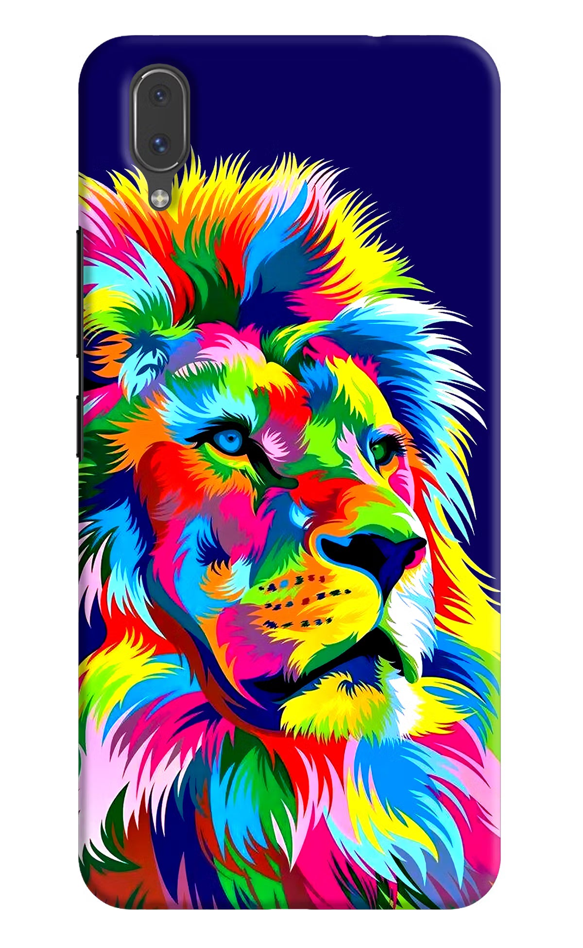 Vector Art Lion Vivo X21 Back Cover - Vector Art Lion Vivo X21 Hard Case Back Cover by Casekaro Vector Art Lion Vivo X21 Hard Case Back Cover by Casekaro