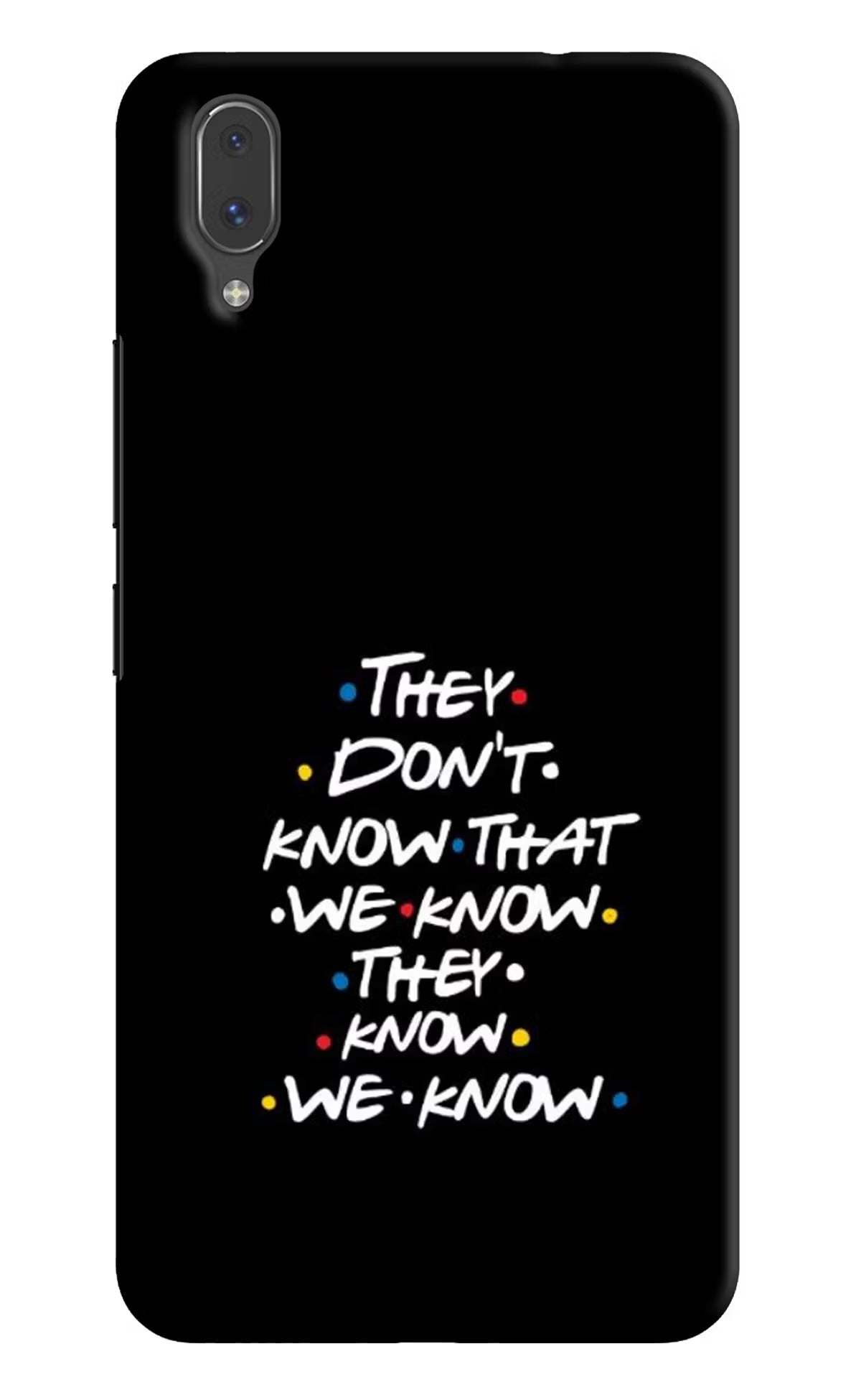 FRIENDS Dialogue Vivo X21 Back Cover - FRIENDS Dialogue Vivo X21 Hard Case Back Cover by Casekaro FRIENDS Dialogue Vivo X21 Hard Case Back Cover by Casekaro