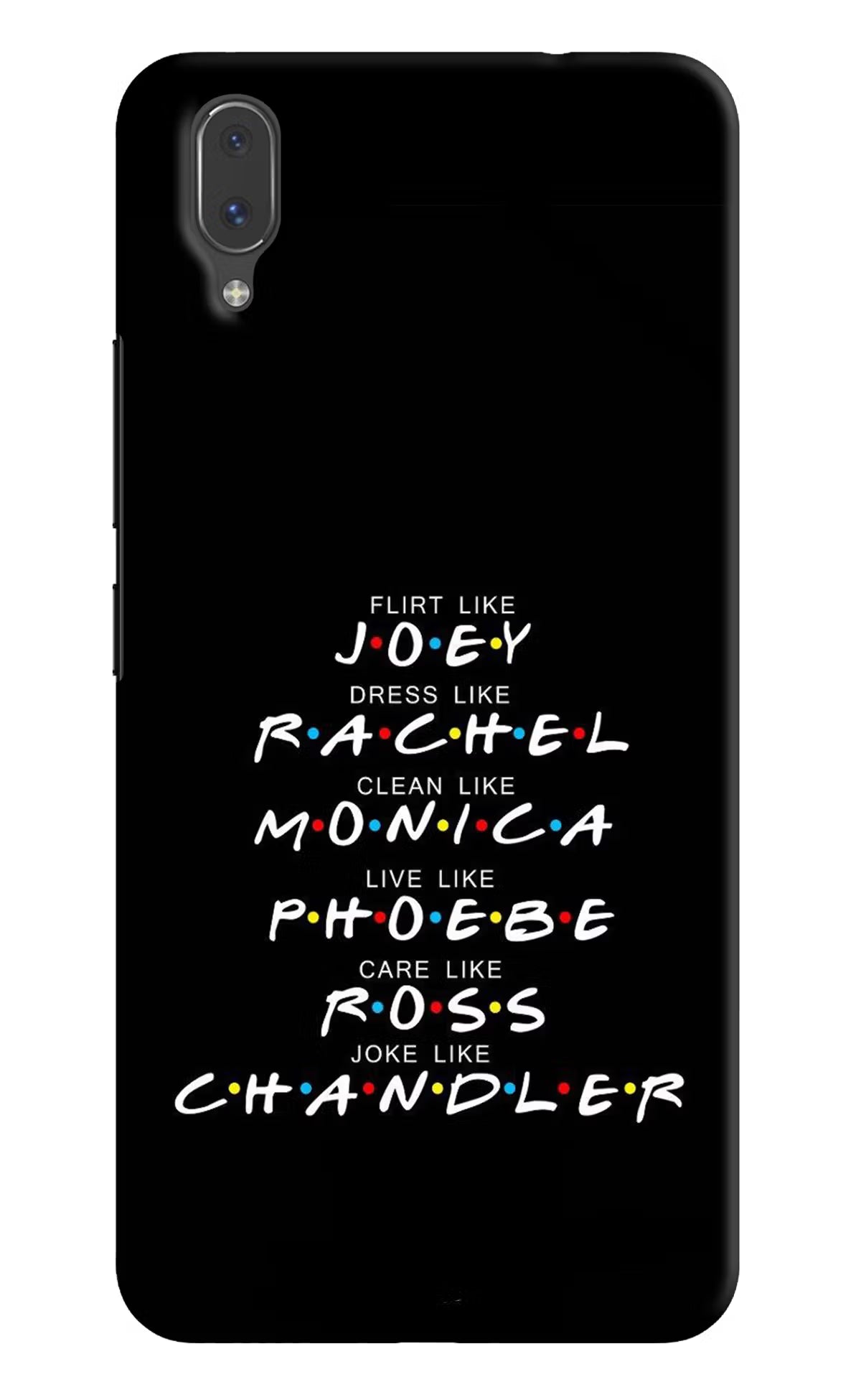 FRIENDS Character Vivo X21 Back Cover - FRIENDS Character Vivo X21 Hard Case Back Cover by Casekaro FRIENDS Character Vivo X21 Hard Case Back Cover by Casekaro